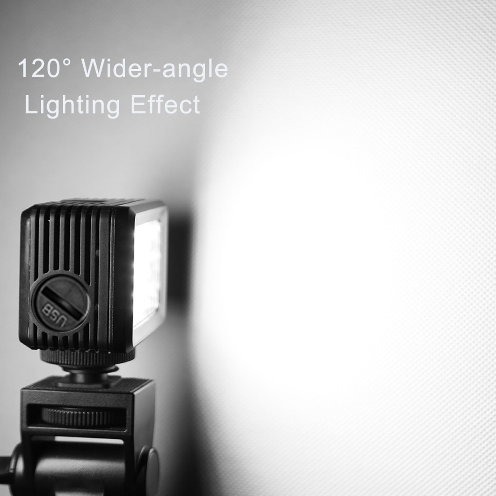 40m RGB Video Light with 3 Lighting Modes | 40 LED Beads 2500-9000K Adjustable | Portable Camera Light for Live Streaming, Photography & Diving | Perfect for YouTube, TikTok & Underwater Videography