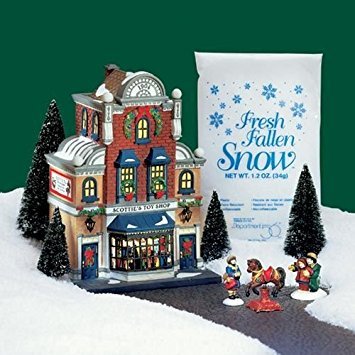 Department 56 Christmas in The City Scotties Toy Shop - Collectible Christmas Village Building for Holiday Decor & Gift Giving | Perfect for Mantel Displays, Christmas Tree Villages & Winter Wonderland Scenes