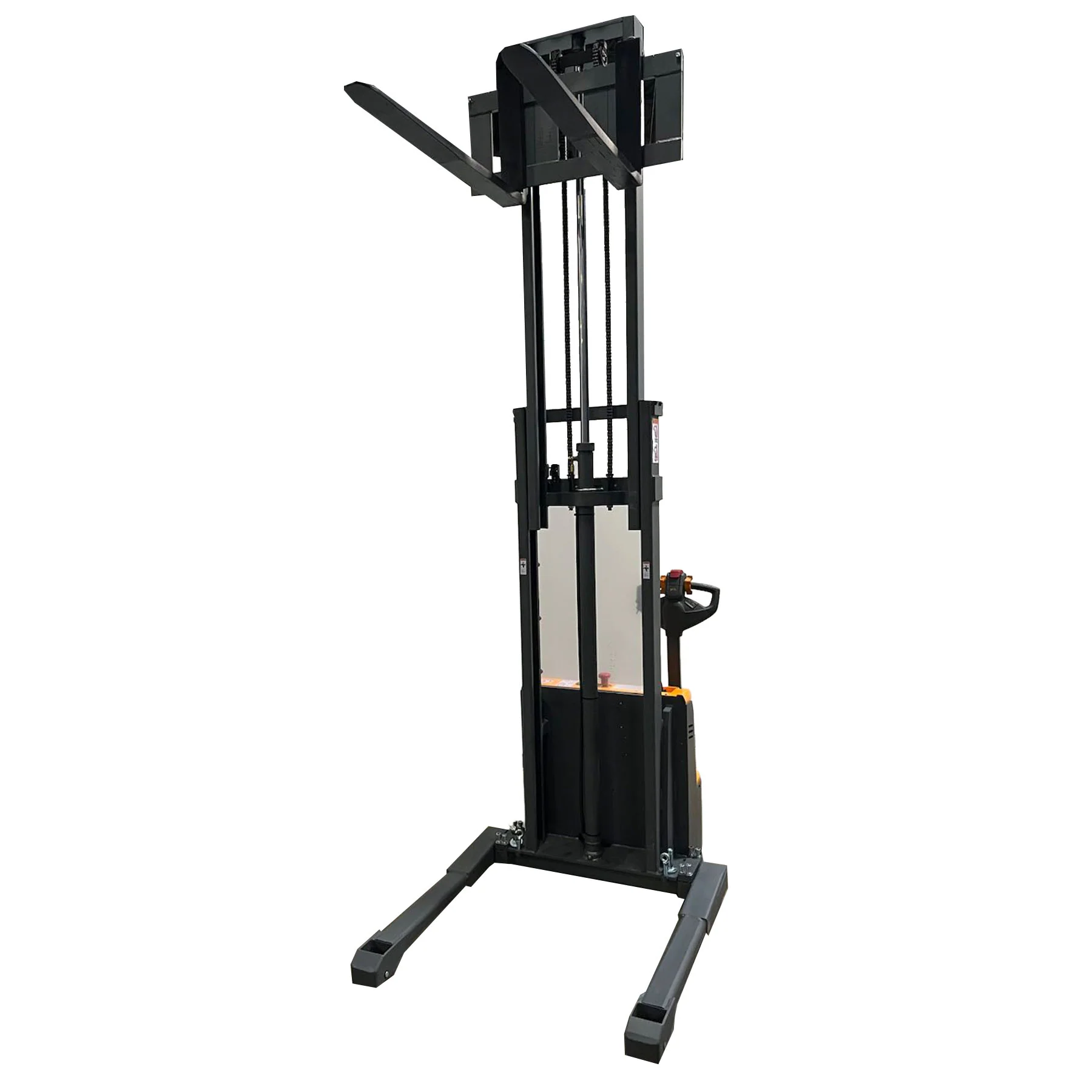 Apollolift A 3035 Electric Walkie Stacker Forklift - 2640 lbs Capacity, Lithium Battery Powered, Straddle Legs Design, 118