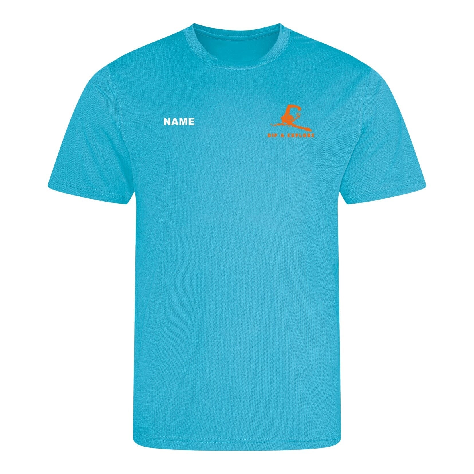 Dip & Explore Team Shirt - Custom Printed Graphic Tee for Outdoor Adventures & Team Events - Perfect for Hiking, Camping, and Group Activities
