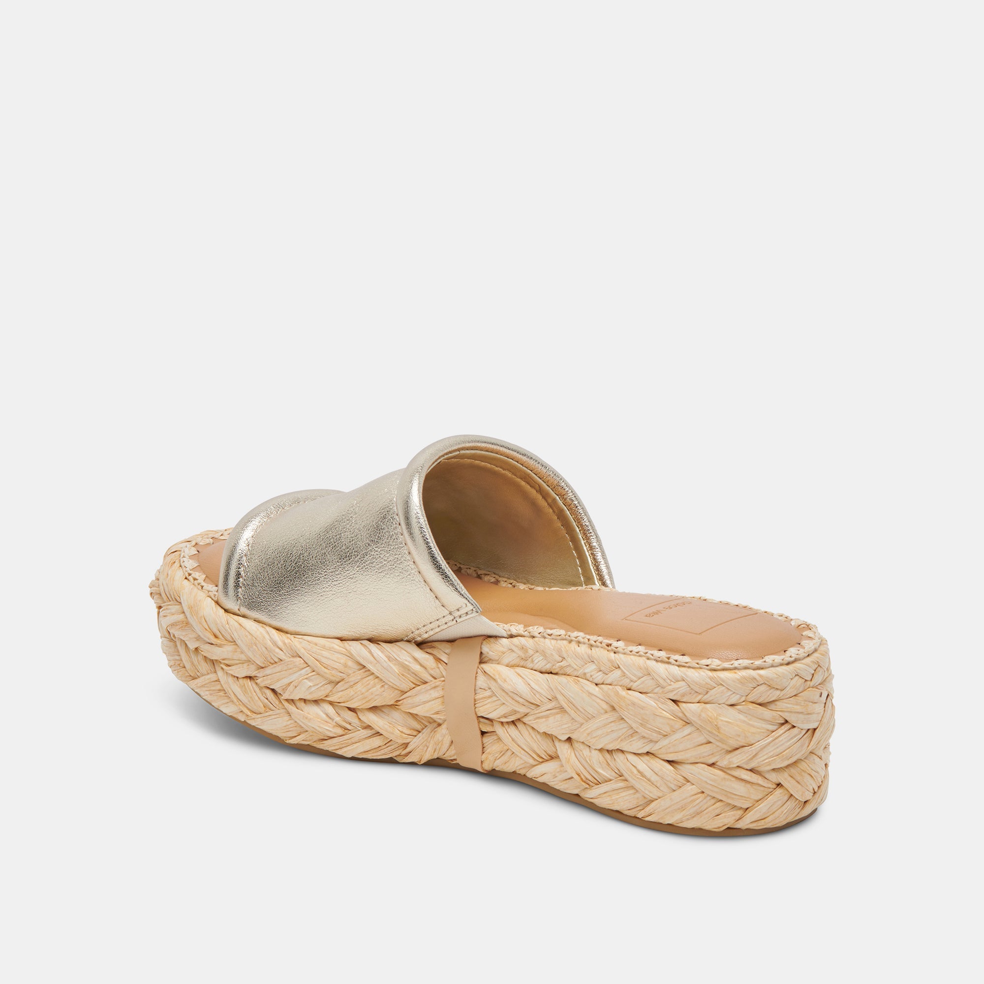 CHAVI Women's Light Gold Metallic Leather Sandals - Comfortable & Stylish Summer Footwear for Beach, Vacation & Casual Outings