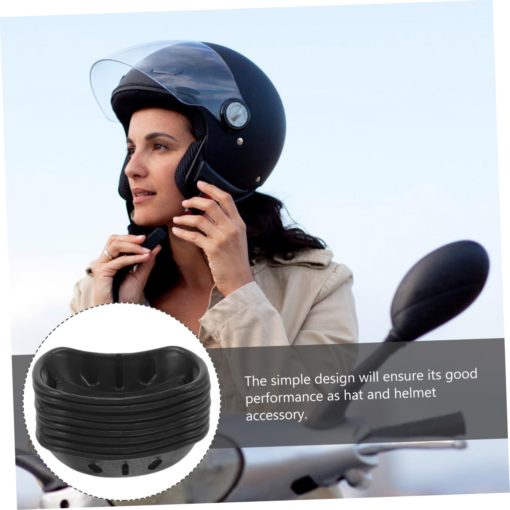 SEWOART Universal Softball Helmet Chin Pad - Durable Anti-Wear Hard Hat Accessory for Comfort & Safety | Construction, Industrial & Sports Protective Gear