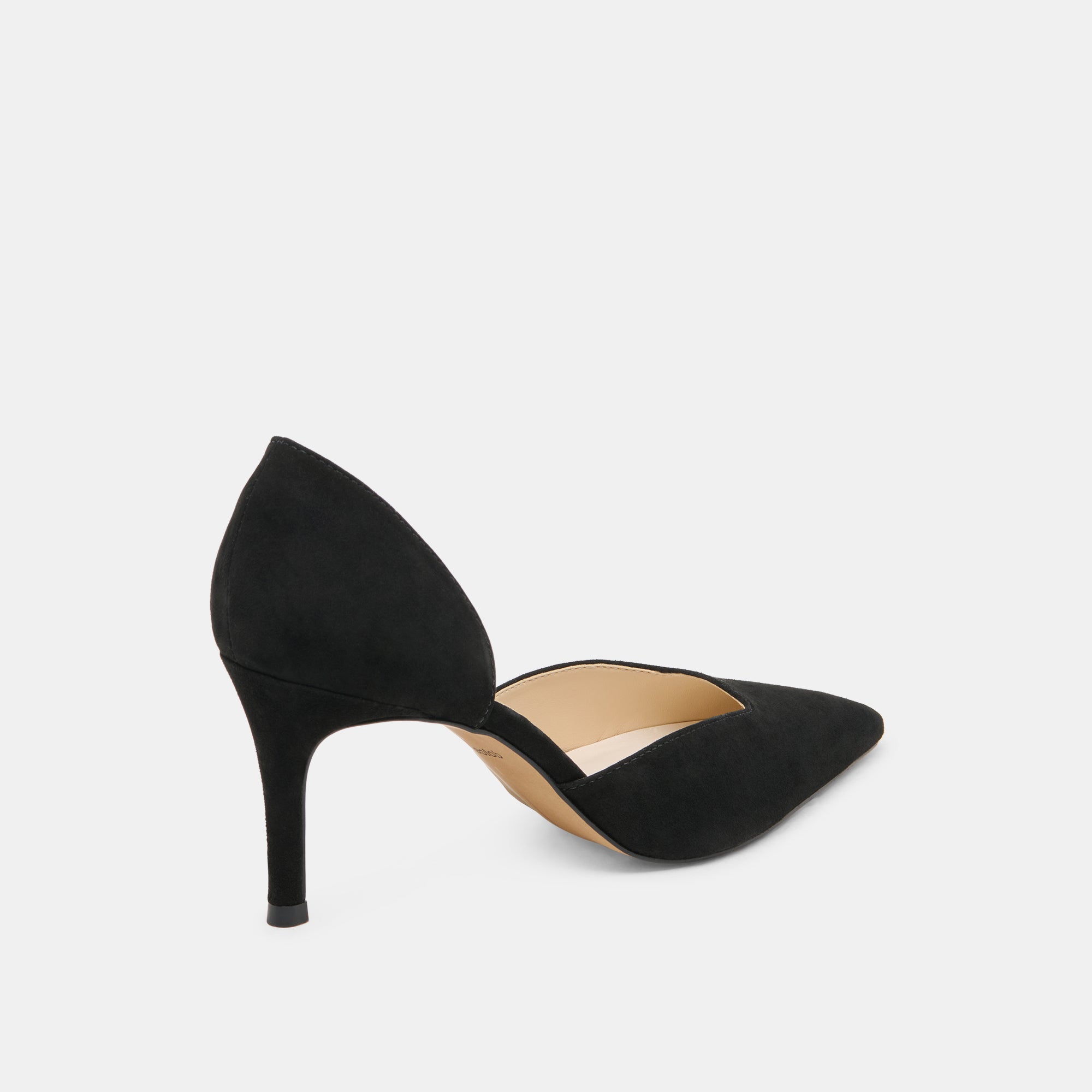 ELOY ONYX SUEDE HEELS - Women's Fashion High Heel Shoes for Party, Wedding & Evening Events