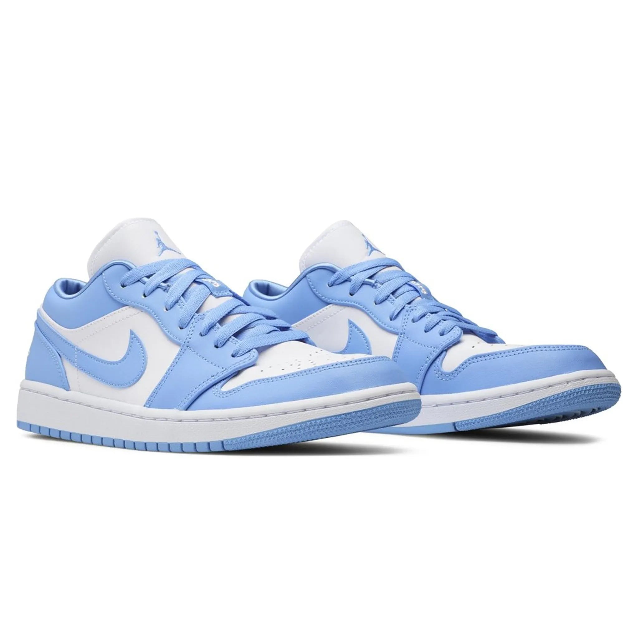 Air Jordan 1 Low UNC Women's Sneakers - Classic Blue & White Basketball Shoes for Casual Wear & Street Style