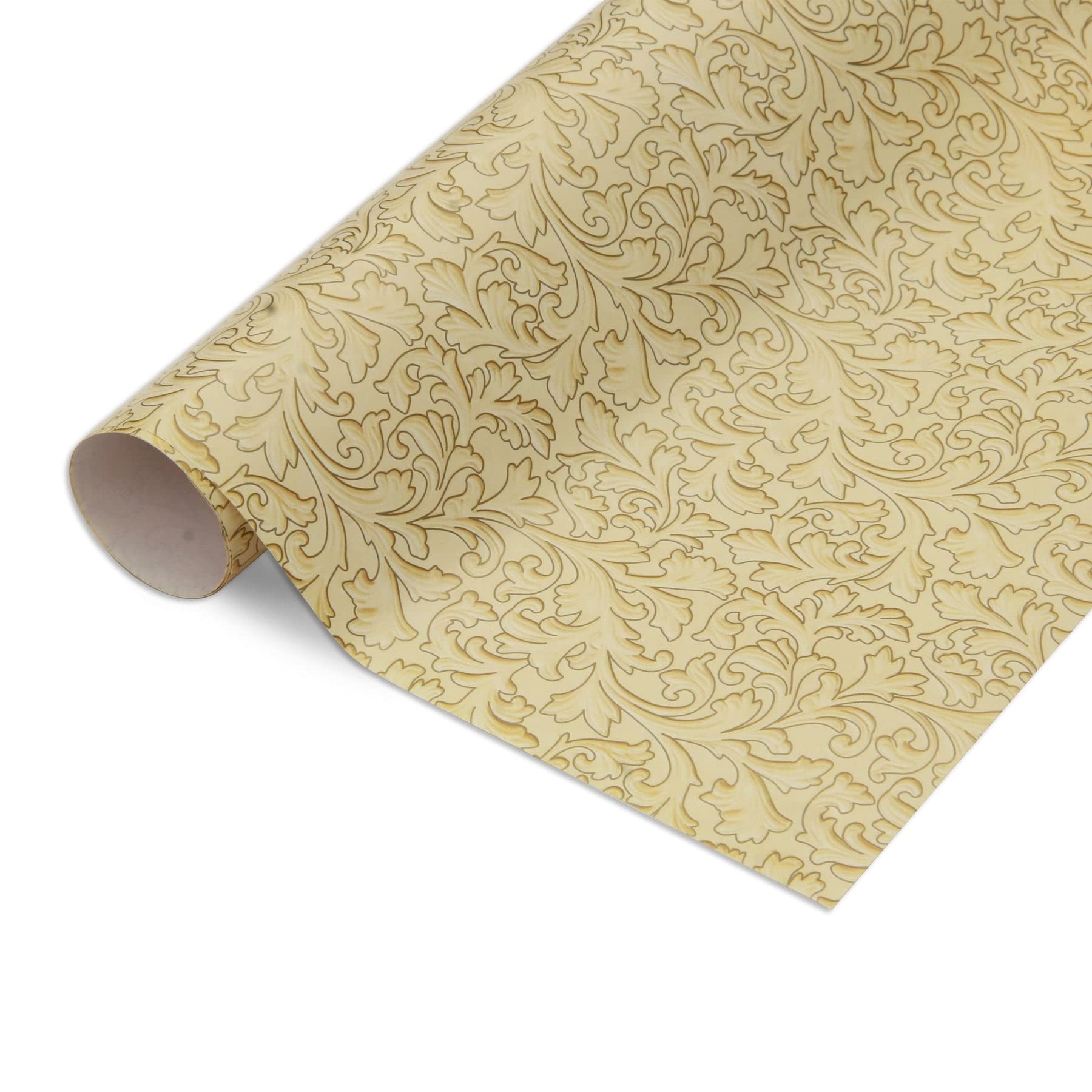 Little Birdie Classic Gold Gift Wrapping Paper - 10 Sheets Pack (2 of Each Design) - Perfect for Birthday Presents, Christmas Gifts & Party Decorations
