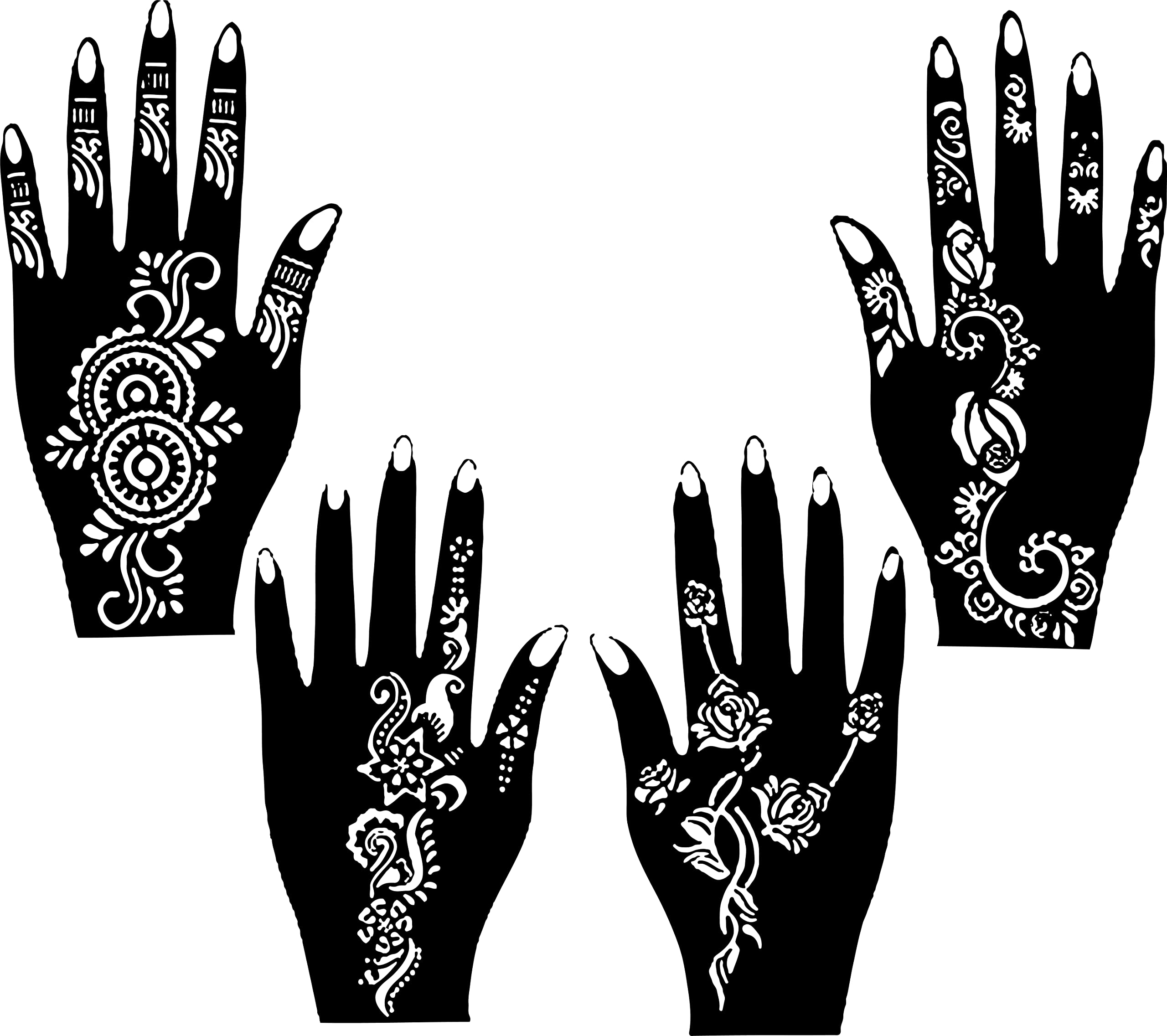 Premium Henna Tattoo Stencil Kit for Hands, Body, Fingers & Face | Natural Mehndi Designs for Women, Girls & Kids | Temporary Tattoo Art NIV-362 | Perfect for Parties, Weddings & Festive Celebrations