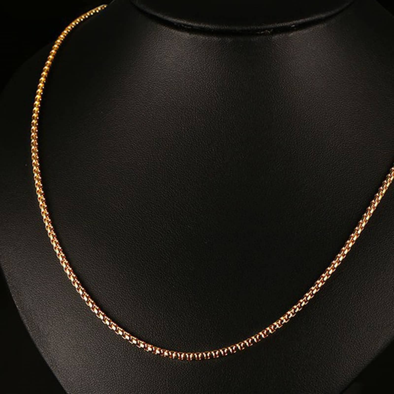 Stylish Titanium Belcher Chain Necklace for Men & Women - Durable Unisex Jewelry for Everyday Wear, Gifts & Special Occasions