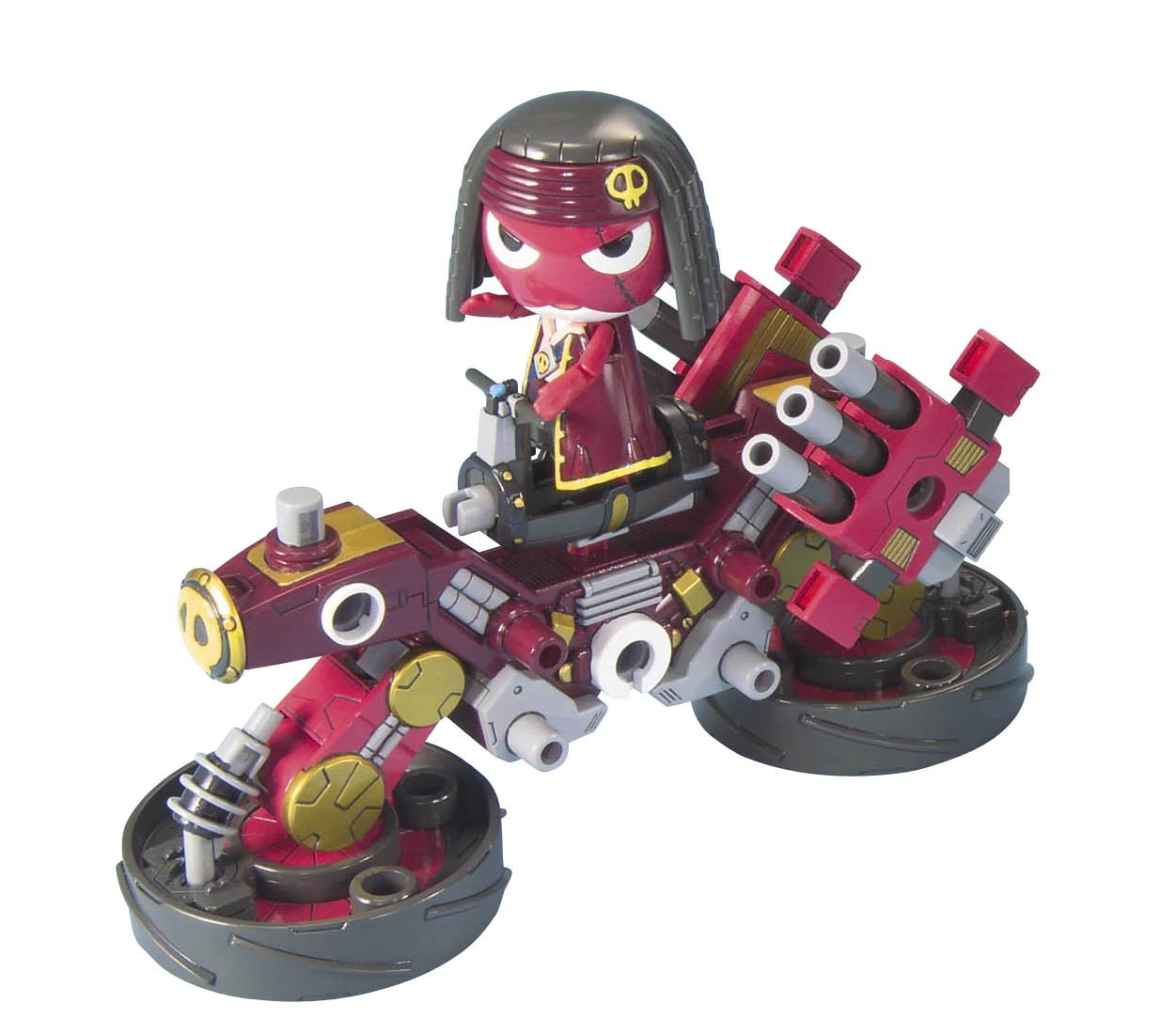 Bandai Kero Pla Keroro Gunso #38 Keroro Pirates Bomba Giroro & Giro Cannon Sgt. Frog Plastic Model Kit - Anime Figure Building Set for Collectors & Fans, Perfect for Display & Gifts