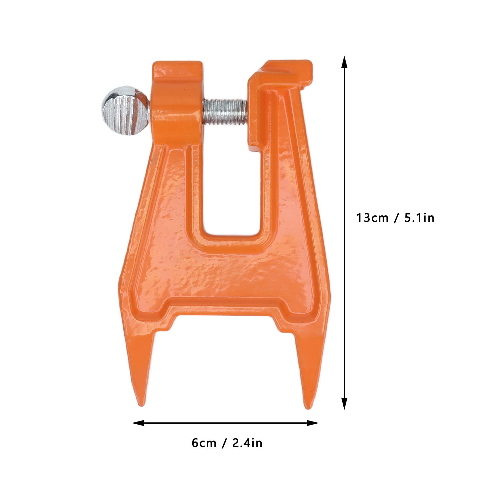 Portable Iron Chain Saw Chain Sharpener Vise - Professional Chainsaw Sharpening Tool for Guide Plate Support | Perfect for Wood Cutting, Tree Trimming & DIY Projects