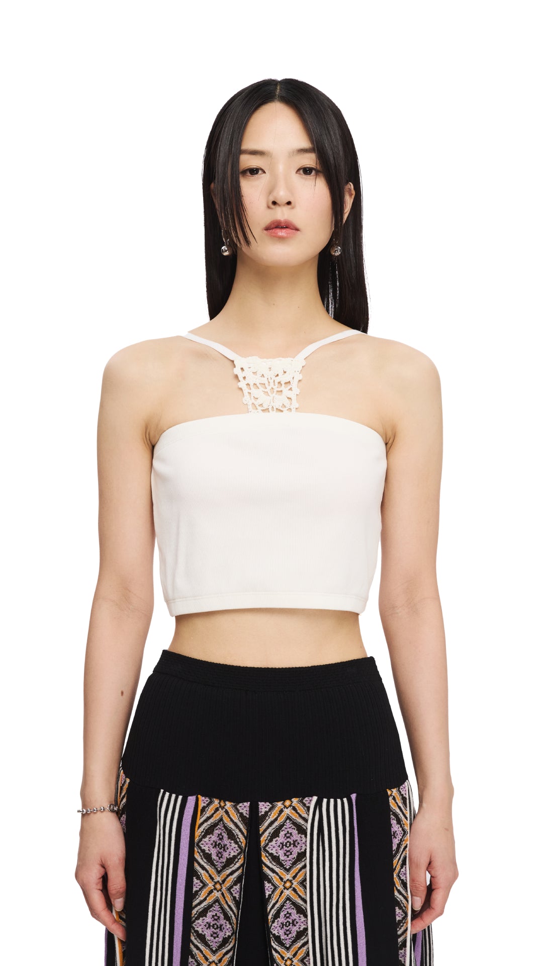 Crochet Trim Tube Top for Women - Stylish Summer Fashion, Casual Wear & Beach Outfit