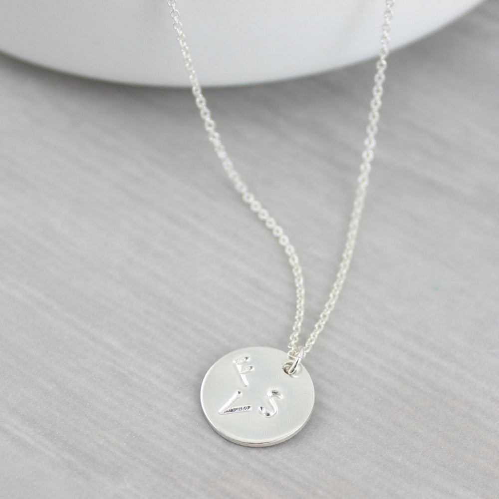 Personalized Family Monogram Pendant Necklace - Sterling Silver Jewelry for Women - Perfect Gift for Mother's Day, Anniversary & Special Occasions