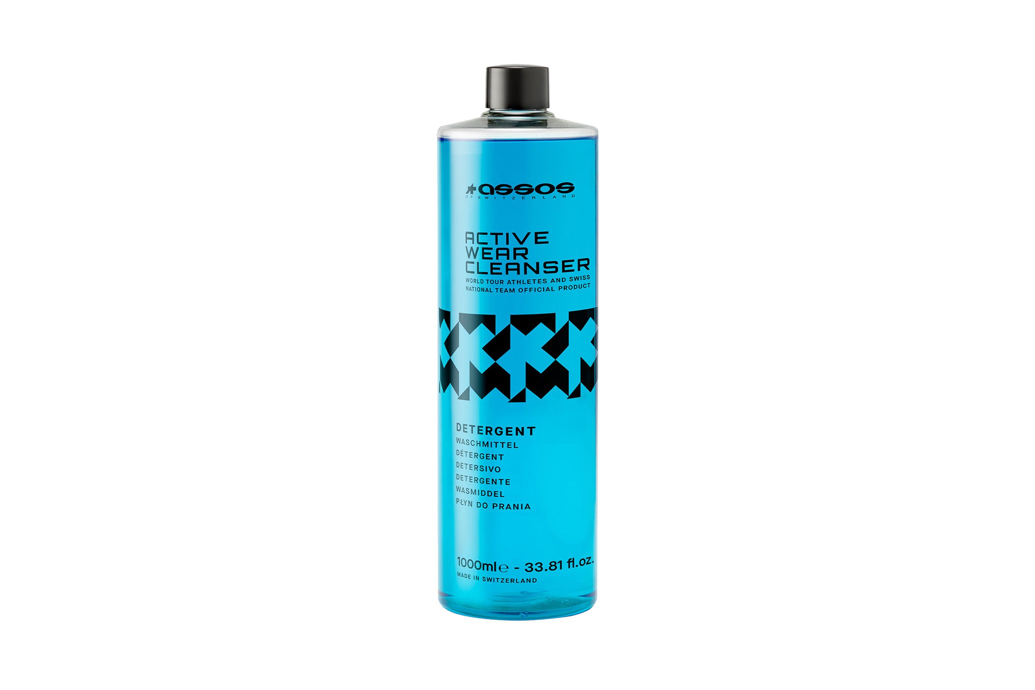 Assos Active Wear Cleaner 1000ml - Premium Sports Detergent for Cycling, Running & Gym Clothes - Removes Odors & Stains