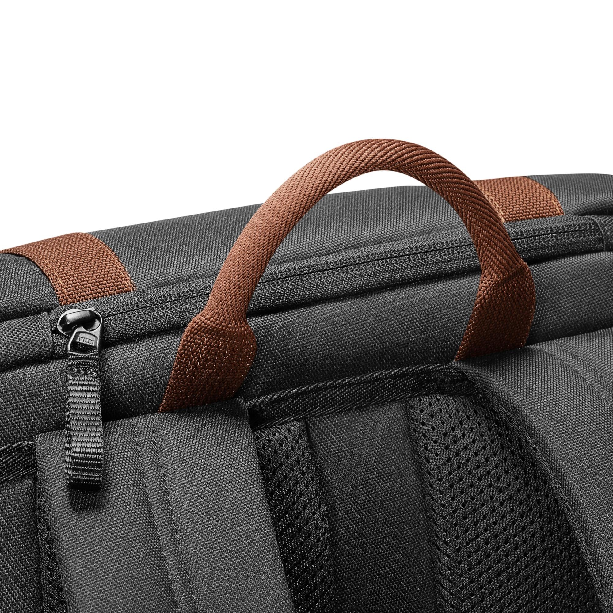 VintPack TA1 Laptop Backpack - 15.6 Inch Waterproof Business Computer Bag with USB Charging Port - Perfect for Work, Travel & College Students