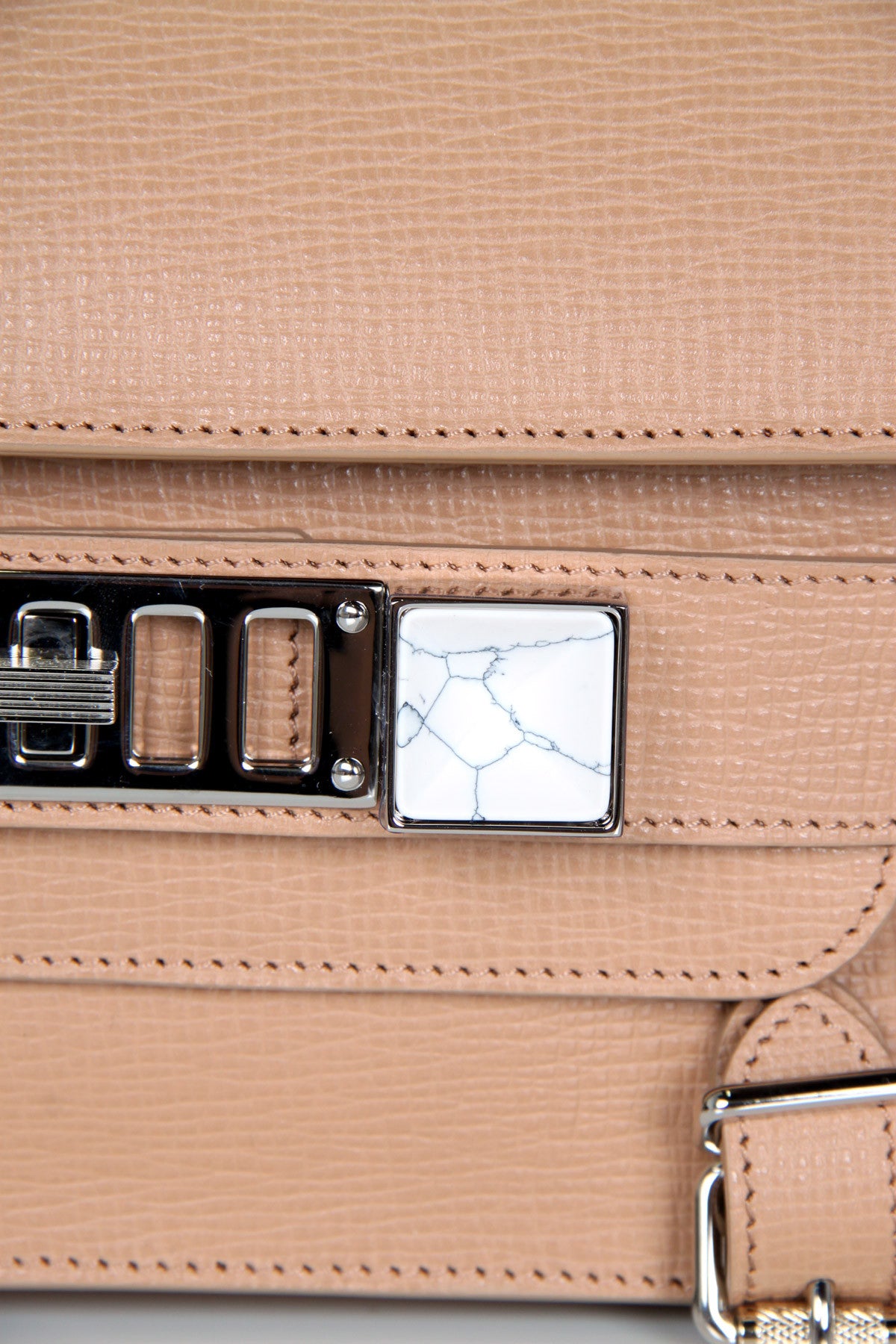 PS11 Classic Textured Makeup Bag - Premium Vegan Leather Cosmetic Pouch for Women | Perfect for Travel, Gym & Everyday Essentials Organization