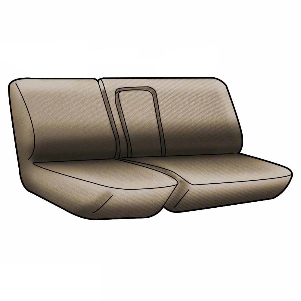 Coverking Custom Fit Neoprene Rear 60/40 Bench Seat Cover for Chrysler 300 - Waterproof & Durable Black Car Seat Protector | Perfect for Pets, Spills & Everyday Use