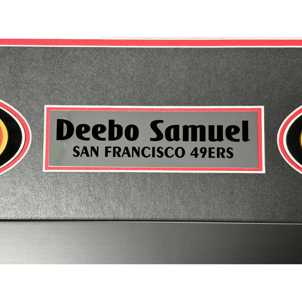 Deebo Samuel Autographed San Francisco 49ers 16x20 Framed Photo with COA - Signed NFL Memorabilia for Fans, Collectors & Man Cave Decor