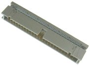 Connectors Pro 10-Pack 2X25 50P Dual Rows 2.54mm Shrouded IDC Male Header, 50 Pins Connector for PCB and Electronics Projects