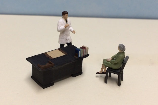 Professional Doctor Standing Desk - Adjustable Height Ergonomic Workstation for Home & Office - Perfect for Telemedicine, Video Consultations & Long Work Hours
