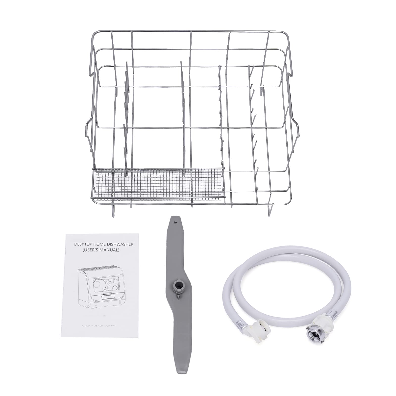 Portable Countertop Dishwasher - Large Capacity Compact Dishwashing Machine with 3 Wash Programs | Automatic for Apartments, Dorms, RVs & Small Kitchens | Perfect for Studio Living, Camping & Tiny Homes