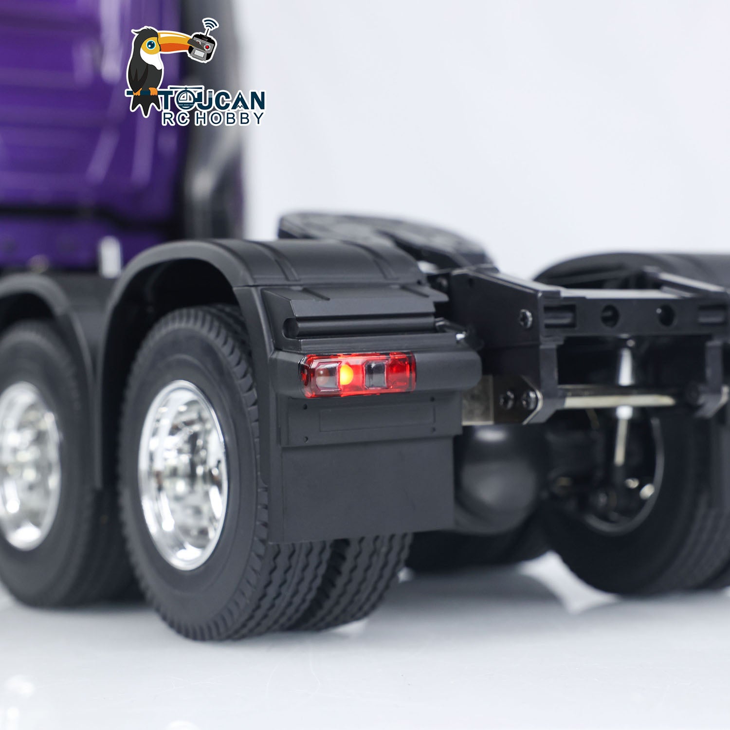 1/14 Scale 6x4 RC Tractor Truck - Remote Control Car with Realistic Light & Sound Effects, Rotating Roof Lights | PNP/RTR Options | Perfect for Construction Site Play, Off-Road Racing & Collector Display