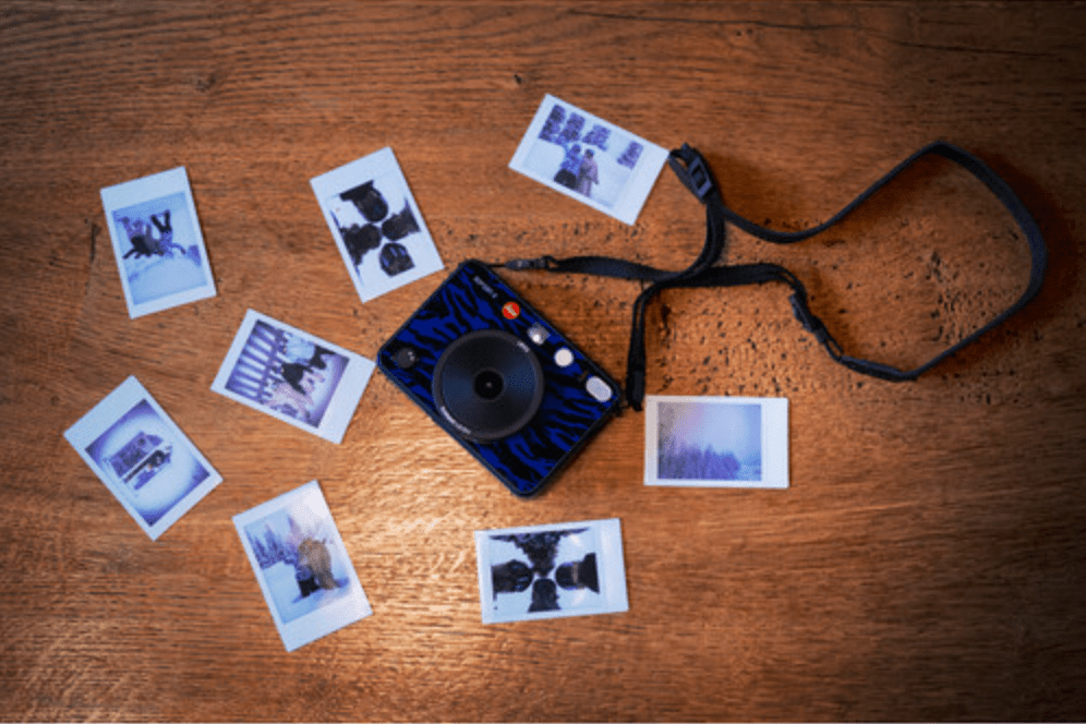 Leica SOFORT 2 Burton Edition Instant Camera (Jake Blue) - Vintage Style Polaroid Camera for Travel, Parties & Instant Photo Memories
