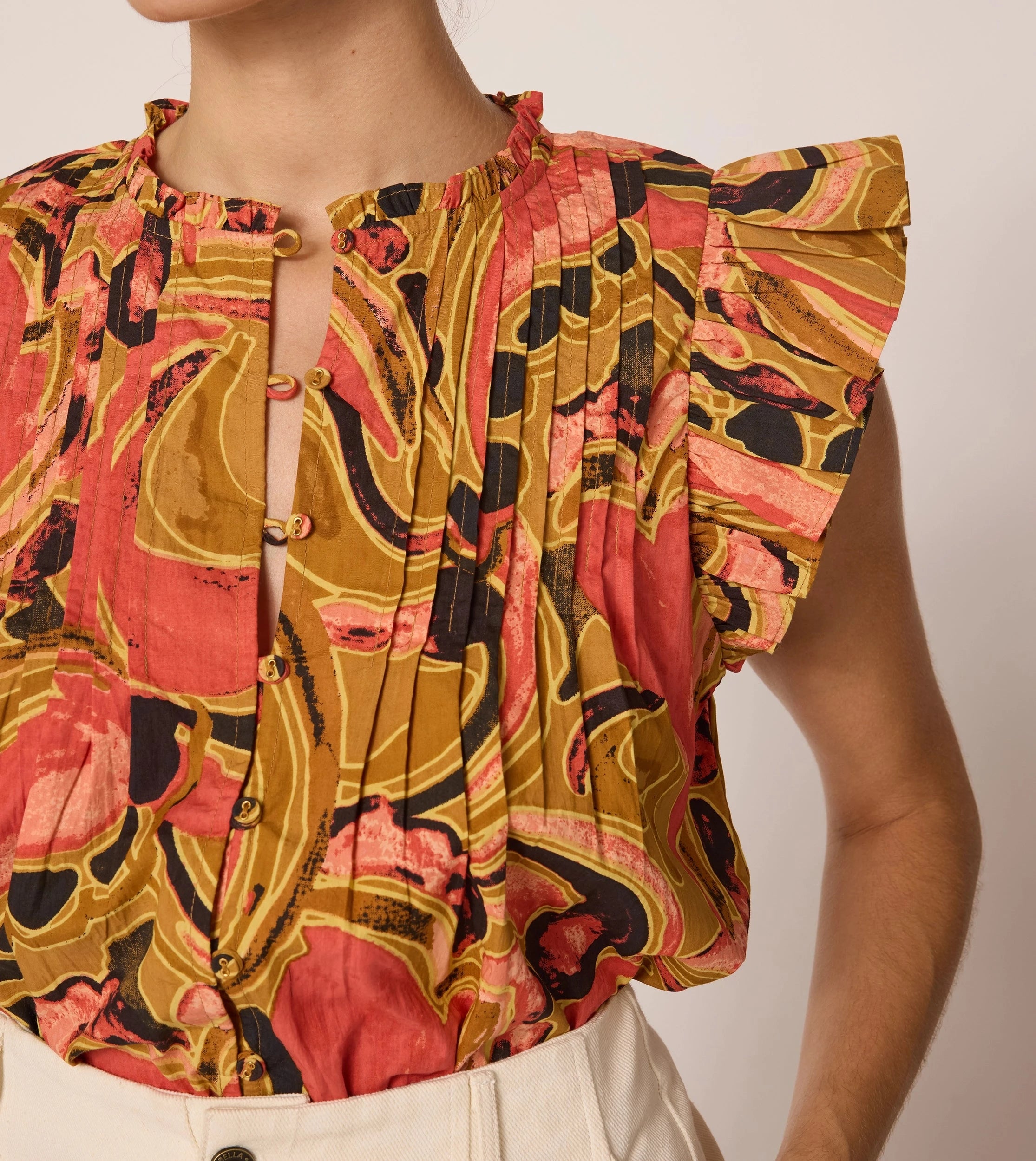 Maritza Blouse by Osaria | Elegant Women's Fashion Top for Work & Evening Out