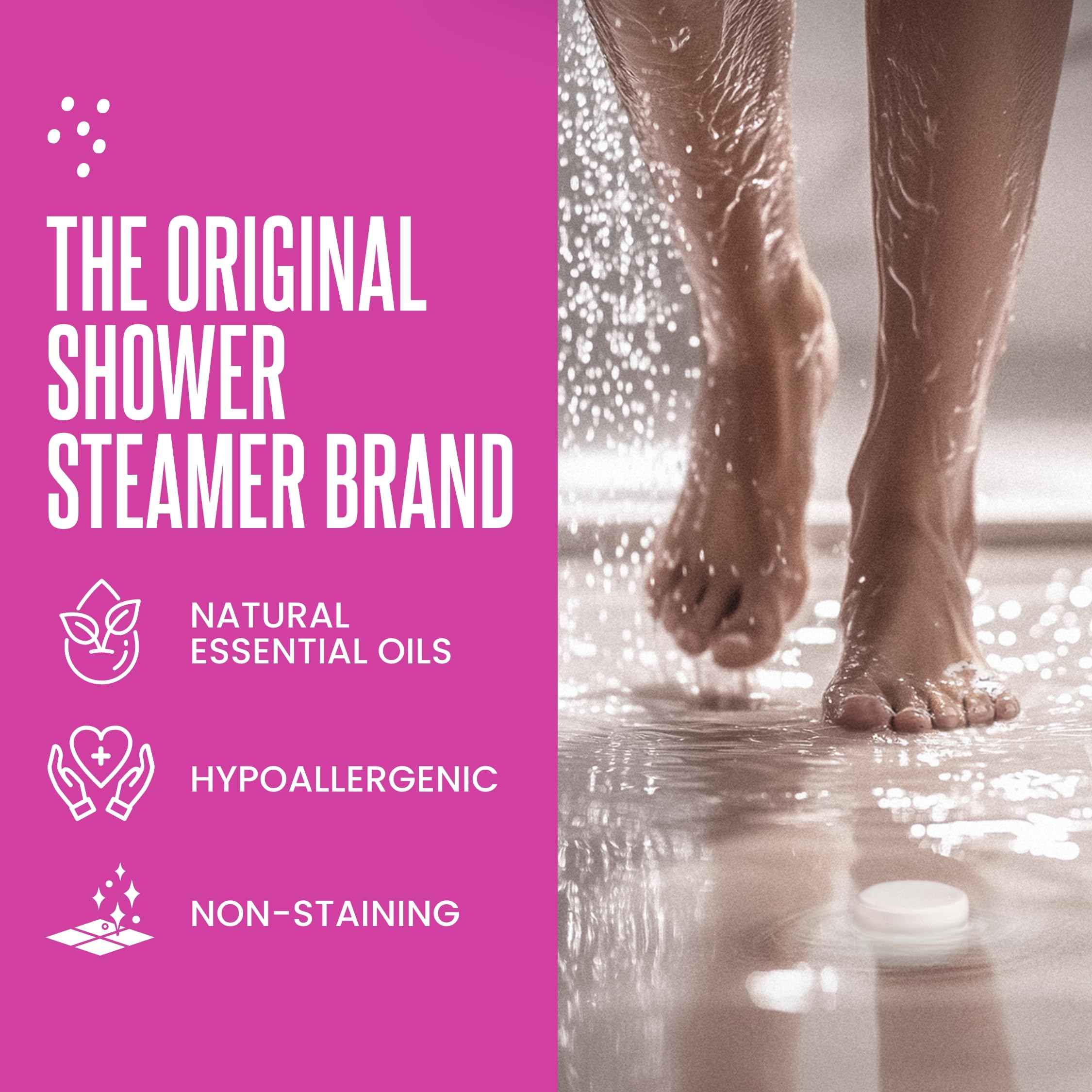 Cleverfy Aromatherapy Shower Steamers - 36-Piece Variety Set of Relaxing Shower Bombs for Stress Relief & Spa Experience at Home