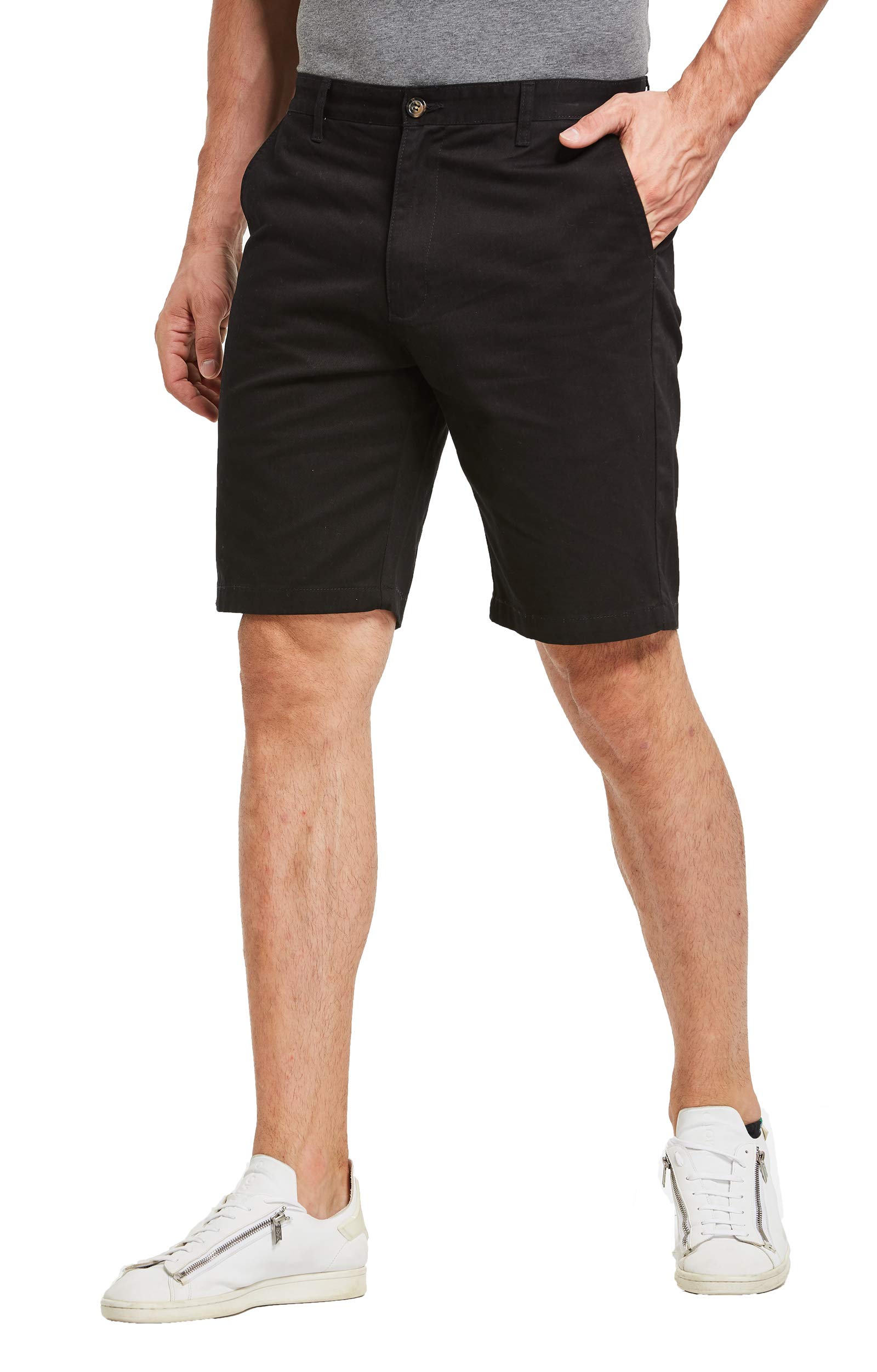 Tansozer Men's Slim Fit Chino Shorts - Casual Summer Shorts for Men | Perfect for Beach, Gym & Outdoor Activities