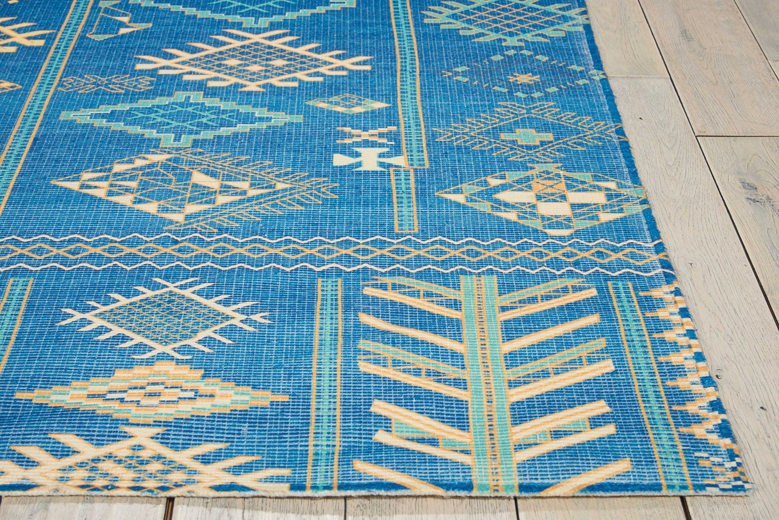 Nourison Madera Tribal Denim 6'6