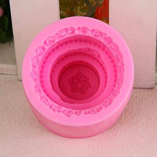 Allforhome 3-Layer Silicone Cake Decorating Mold - DIY Candle, Soap & Clay Molds for Wedding, Craft & Home Decor | Perfect for Candle Making, Soap Crafting & DIY Art Projects