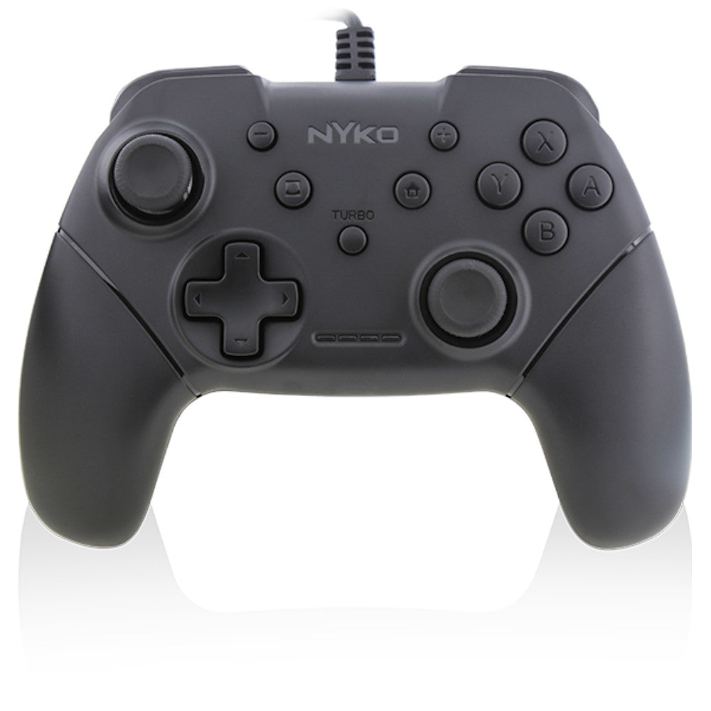 Nyko Wired Core Controller for Nintendo Switch - Black | Ergonomic Design with Precise Controls | Perfect for Gaming at Home or On-The-Go