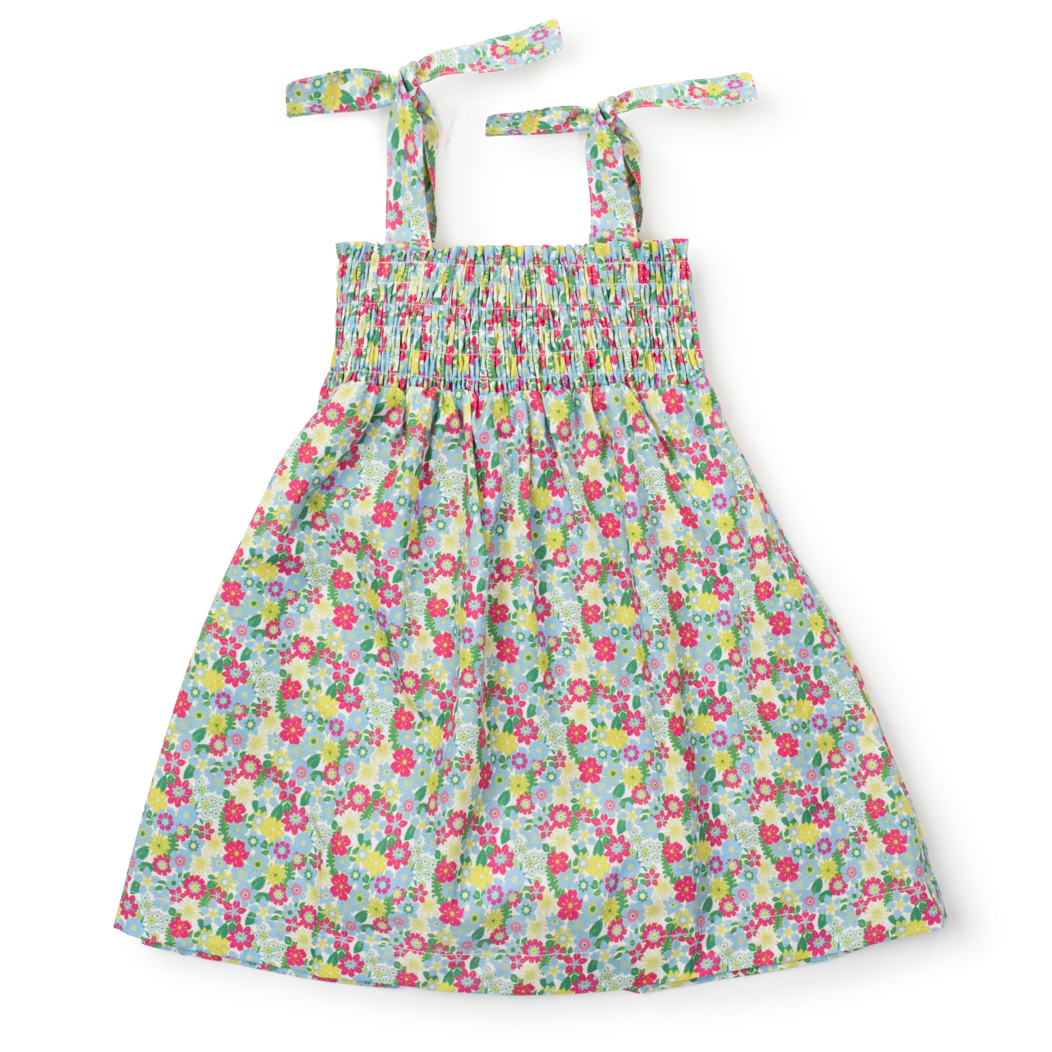 Betsy Girls' Woven Floral Dress - Arboretum Print - Perfect for Spring Outfits, Tea Parties & Family Photos