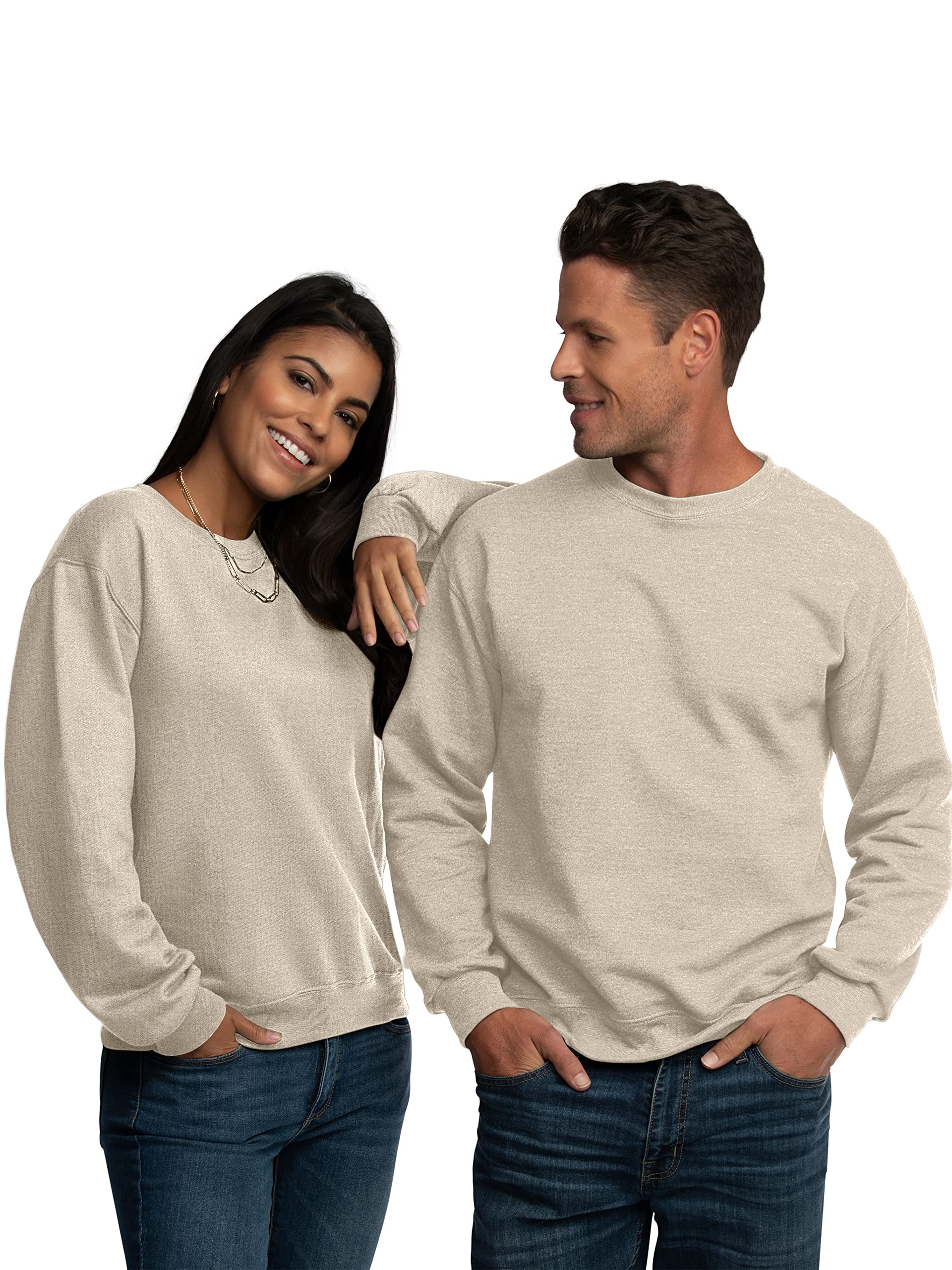 Fruit of the Loom Men's Moisture Wicking Eversoft Fleece Sweatshirt - Soft Comfort Pullover for Workouts, Running & Casual Wear | Breathable & Lightweight Activewear