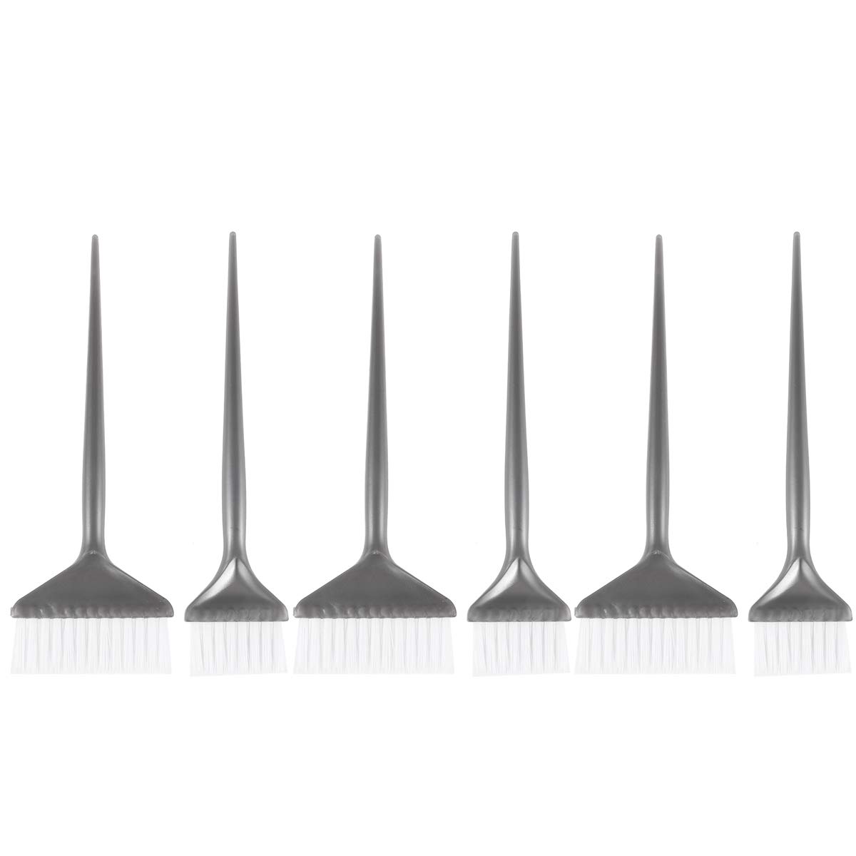 6pcs Professional Hair Coloring Tools Kit - Long Tail Dye Brush, Tint Applicator & Color Mixer for Salon & DIY Use | Perfect for Home Hair Dyeing, Salon Styling & Creative Hair Color Designs