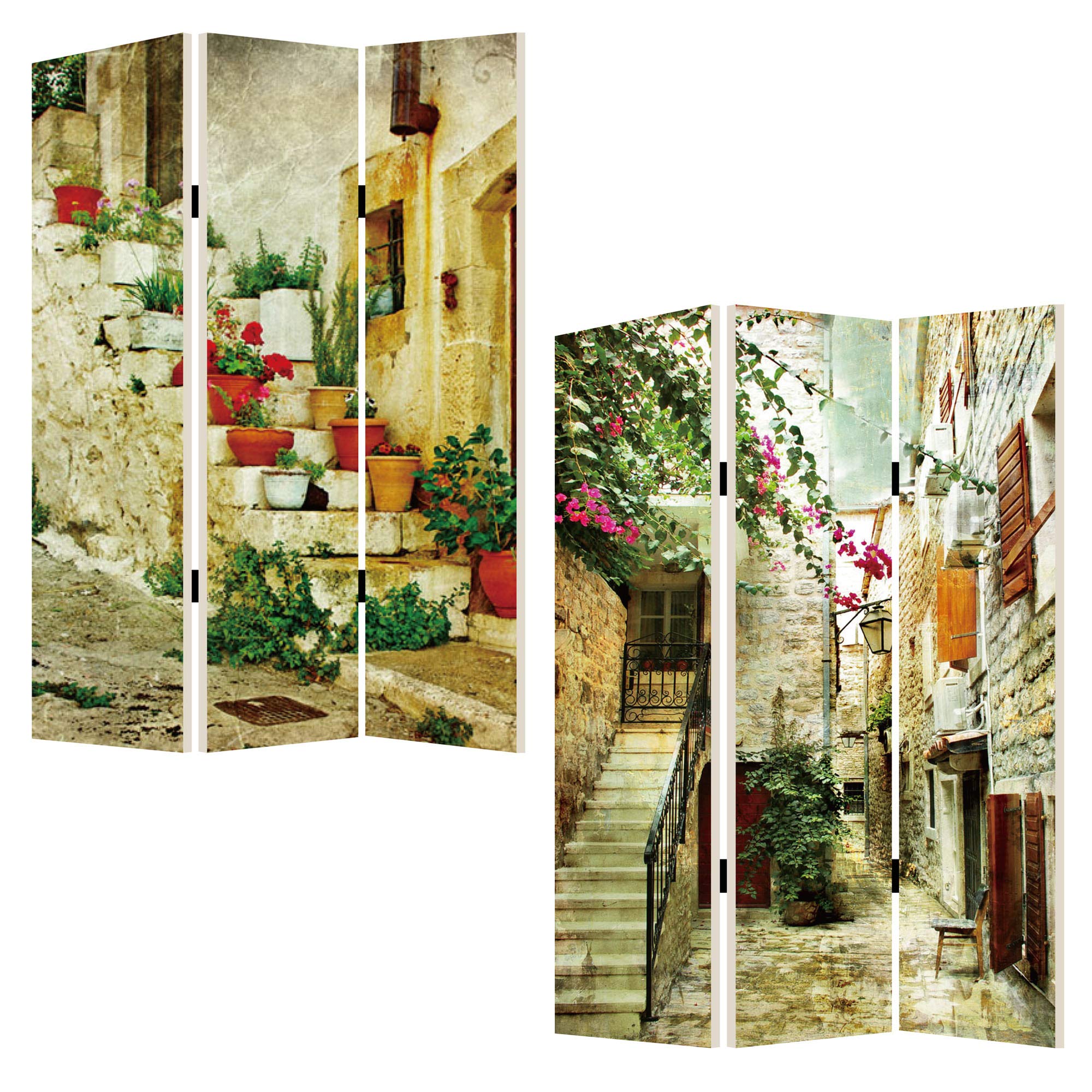 Spanish Tidings Room Divider - Handcrafted Wooden Folding Screen for Home & Office Privacy - Perfect for Living Rooms, Bedrooms, and Event Spaces