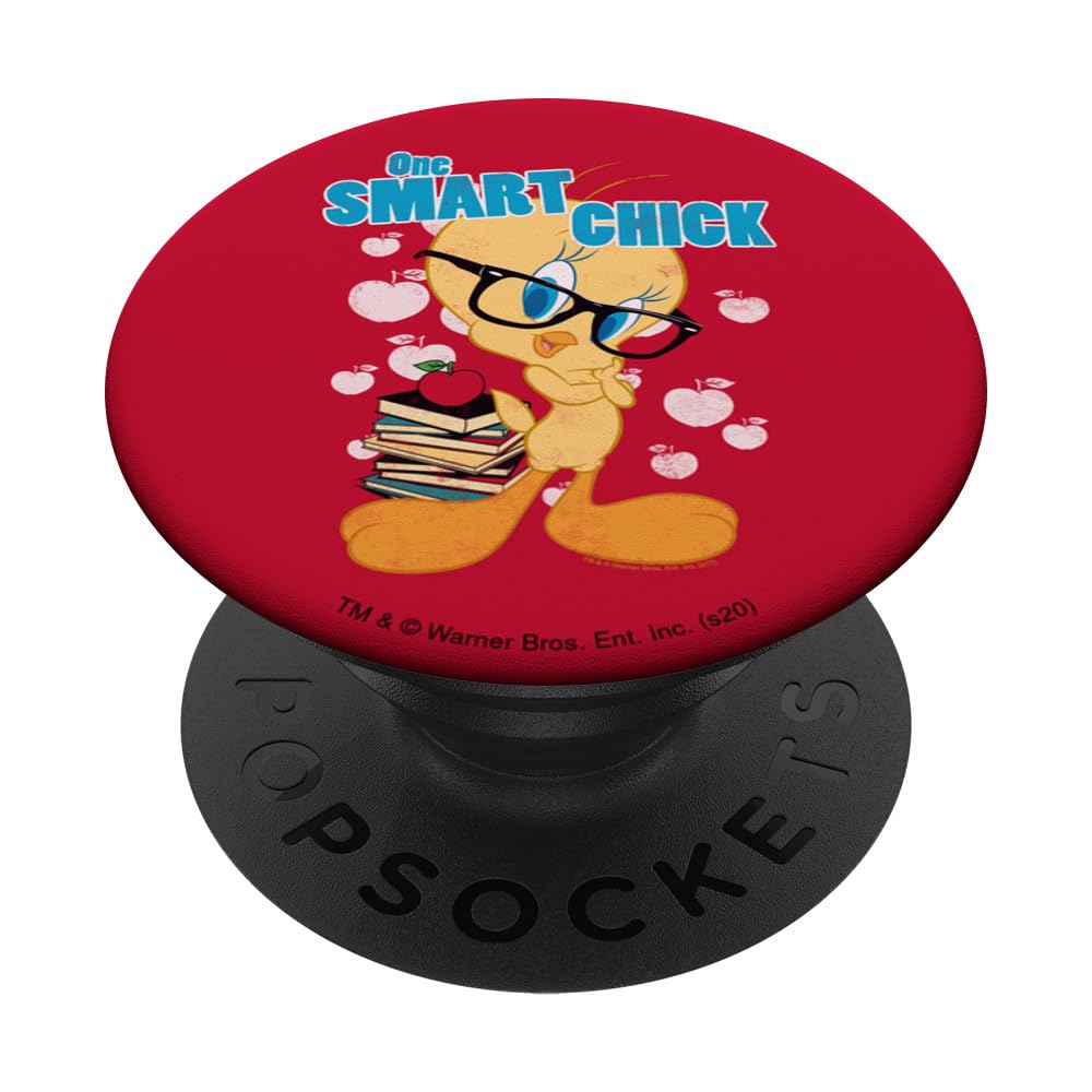 Looney Tunes Tweety Bird PopSockets PopGrip - Standard Phone Grip & Stand for Smartphones - Perfect for Daily Use, Commuting, and Hands-Free Viewing