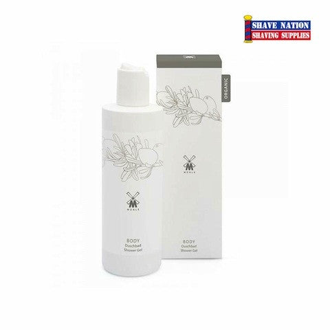 MÜHLE Organic Vegan Shower Gel for Men & Women - Natural Body Wash with Botanical Extracts - Perfect for Sensitive Skin & Eco-Friendly Bathroom Routine