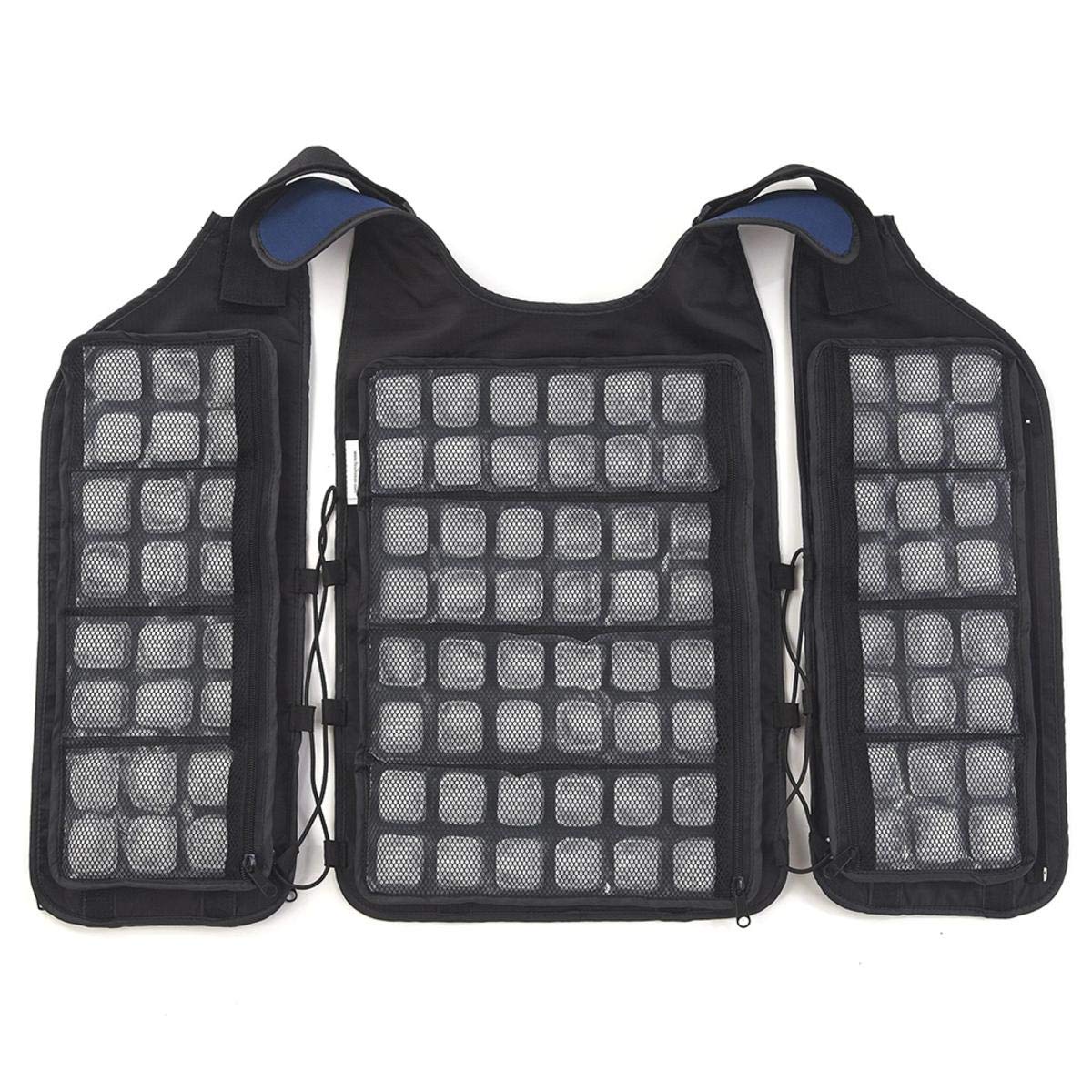 FlexiFreeze Ice Vest Cooling Kit - Rechargeable Cooling Vest with Extra Refill Panel & Portable Travel Cooler for Outdoor Sports, Construction Work & Heat Relief