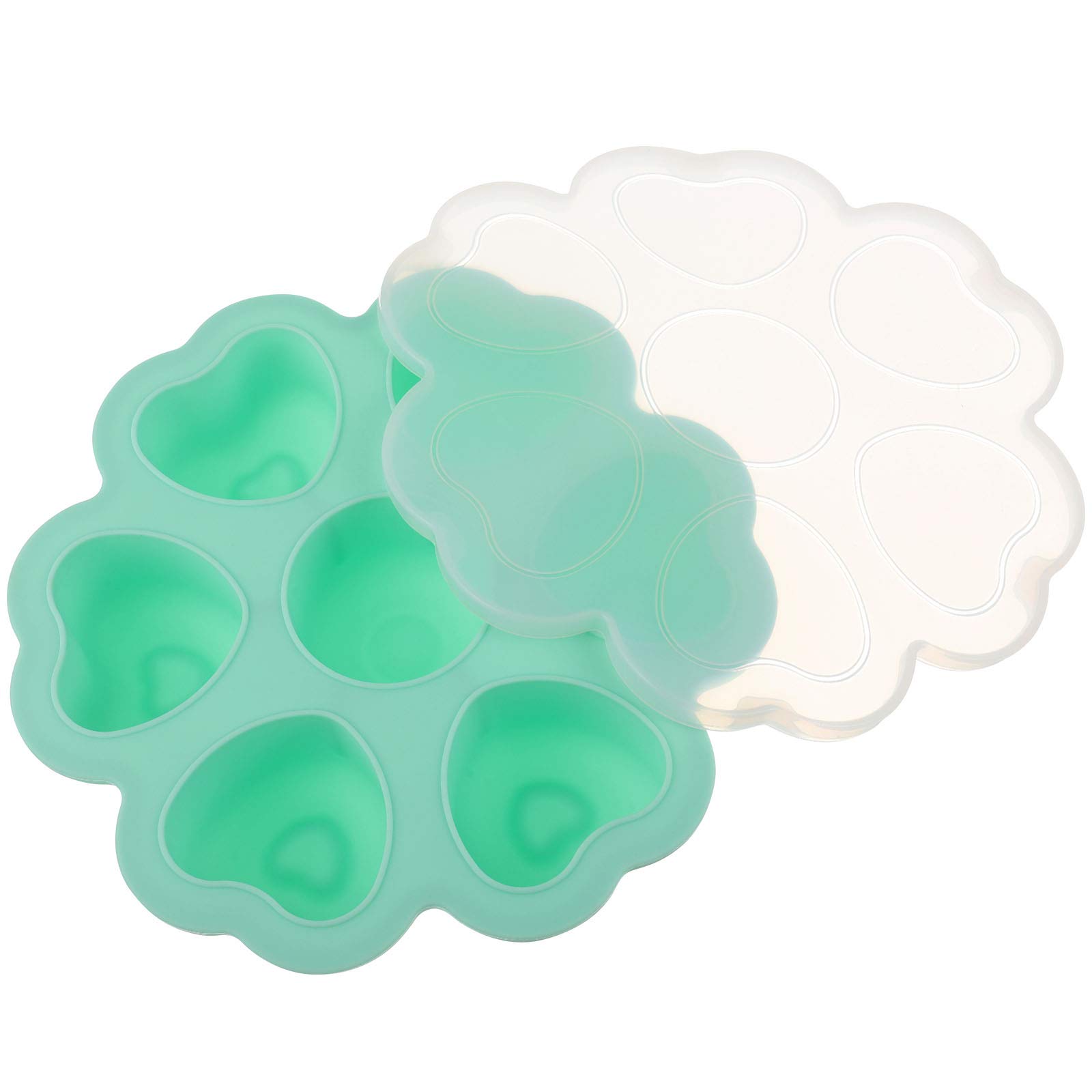 Heart Shaped Silicone Mold for Ice Cubes, Chocolate, Soap, Desserts, Baking, DIY, Cakes, Biscuits & Cookies - Perfect for Valentine's Day, Parties & Home Decor