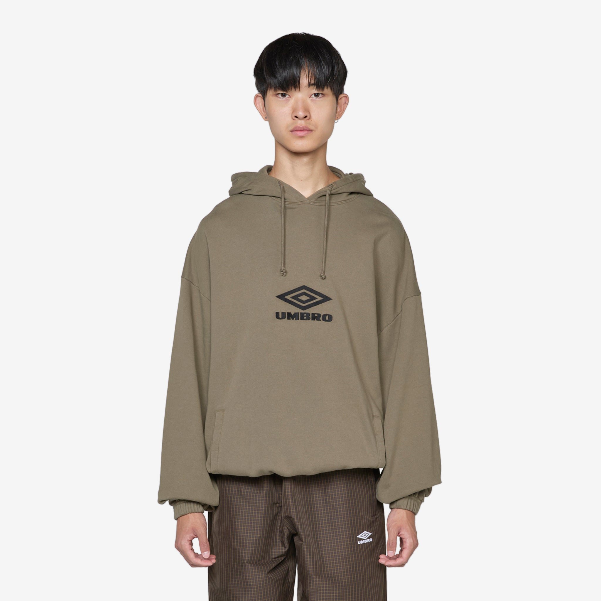 OG Logo Mask Hoodie - Army Green Streetwear Pullover with Face Cover - Perfect for Urban Fashion, Street Style & Outdoor Activities