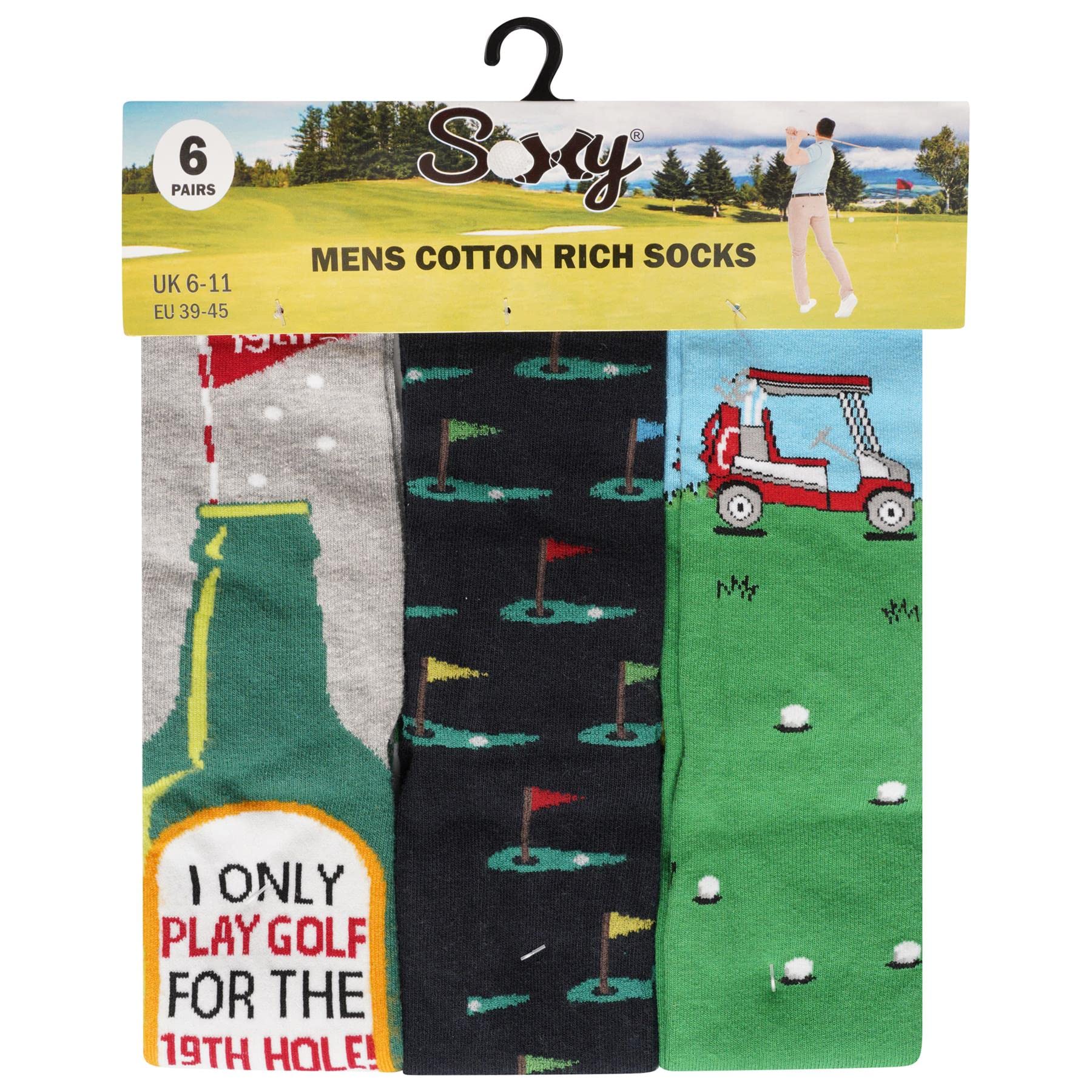 Retro Video Game Socks for Men & Boys - 6 Pack Cotton Rich Designer Socks - Perfect for Gaming, Cosplay & Geek Fashion