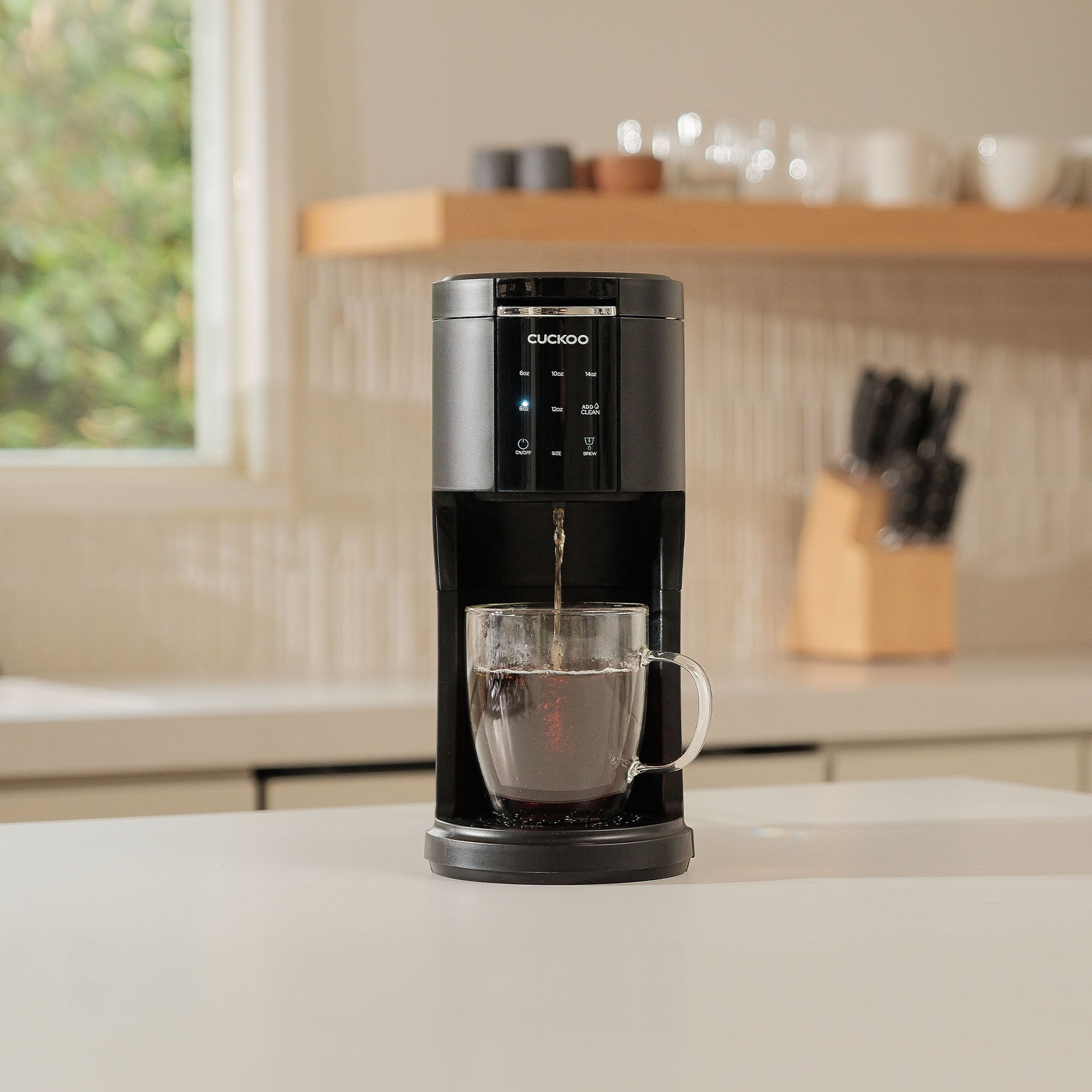 3 in 1 K Cup Single Serve Coffee Maker (CCM AK011B) - Compact & Fast Brewing for Home, Office, and Dorm Use
