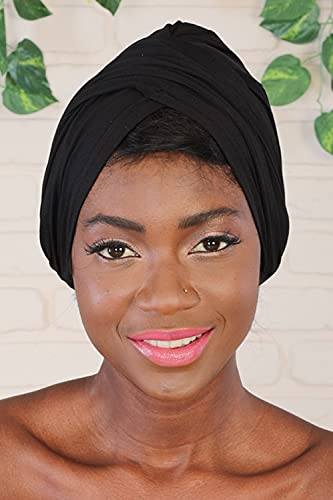 Stylish Cotton Turban Head Wrap for Women - Soft & Breathable Hair Scarf - Perfect for Yoga, Beach, or Everyday Fashion Accessory
