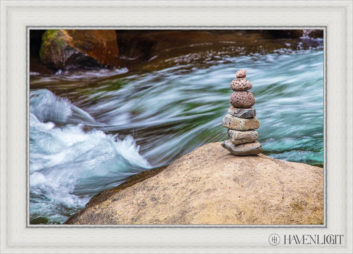 Cairn Meditation Stones - Natural Balancing Stones for Mindfulness, Stress Relief & Yoga - Perfect for Home, Office & Outdoor Meditation Practice