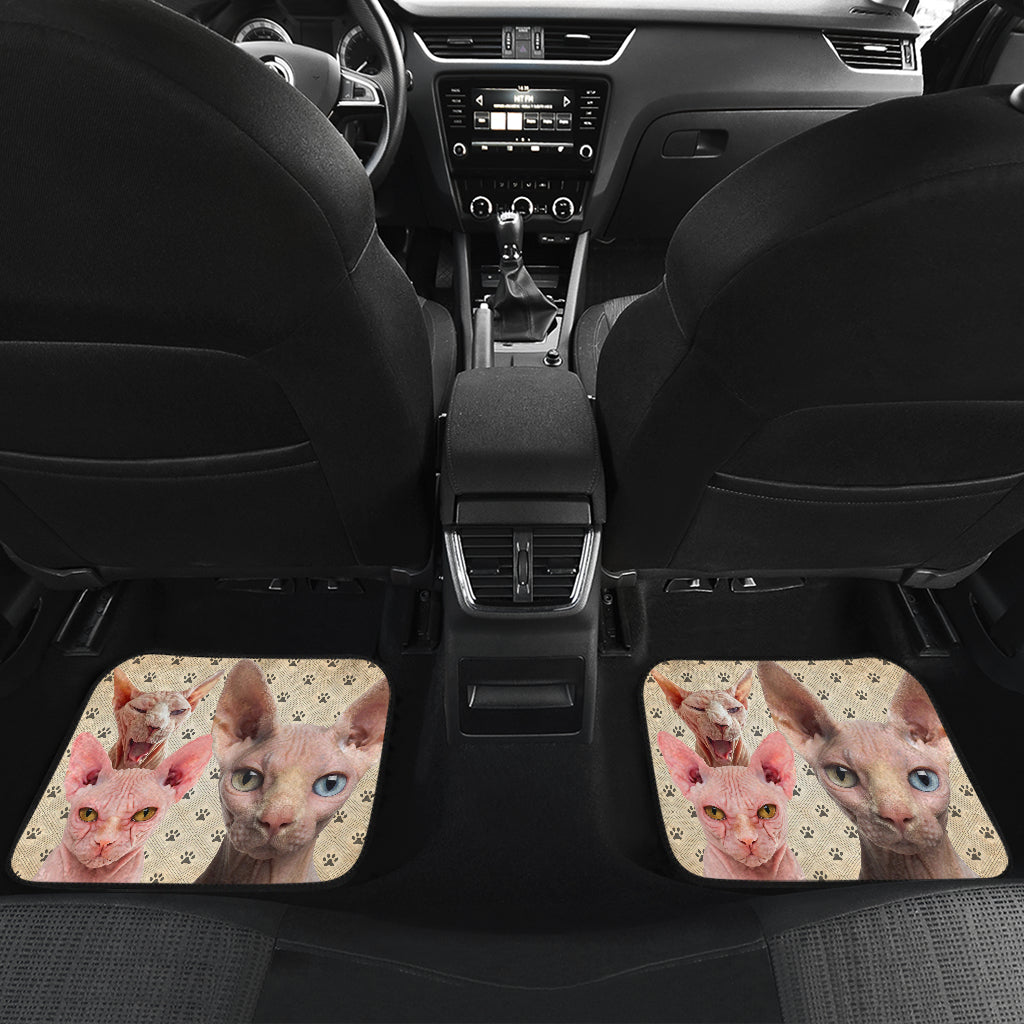 Premium Sphynx Car Floor Mats 212701 - All-Weather Custom Fit Car Accessories for Luxury & Protection | Perfect for SUVs, Sedans & Trucks