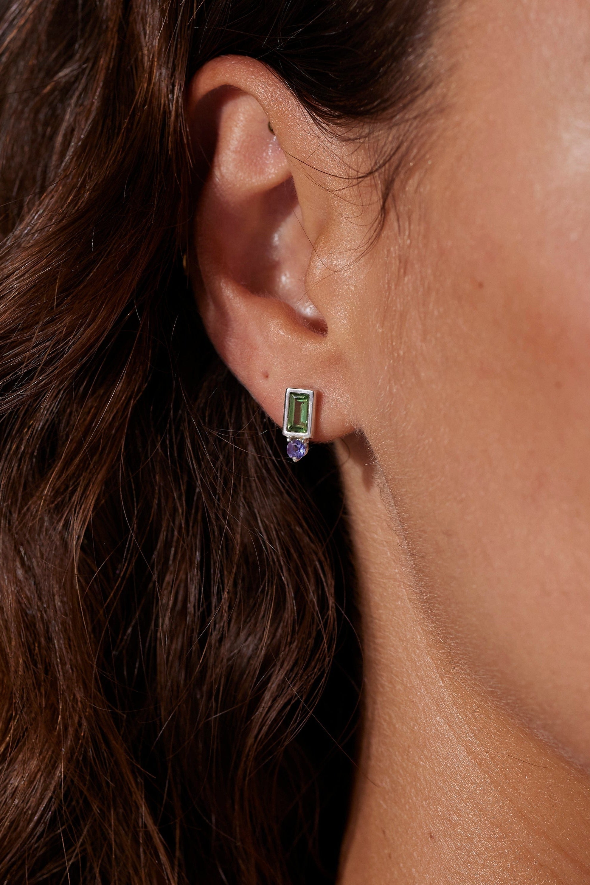 Bridget Silver Stud Earrings for Women - Hypoallergenic & Dainty Jewelry - Perfect for Everyday Wear, Parties & Gifting
