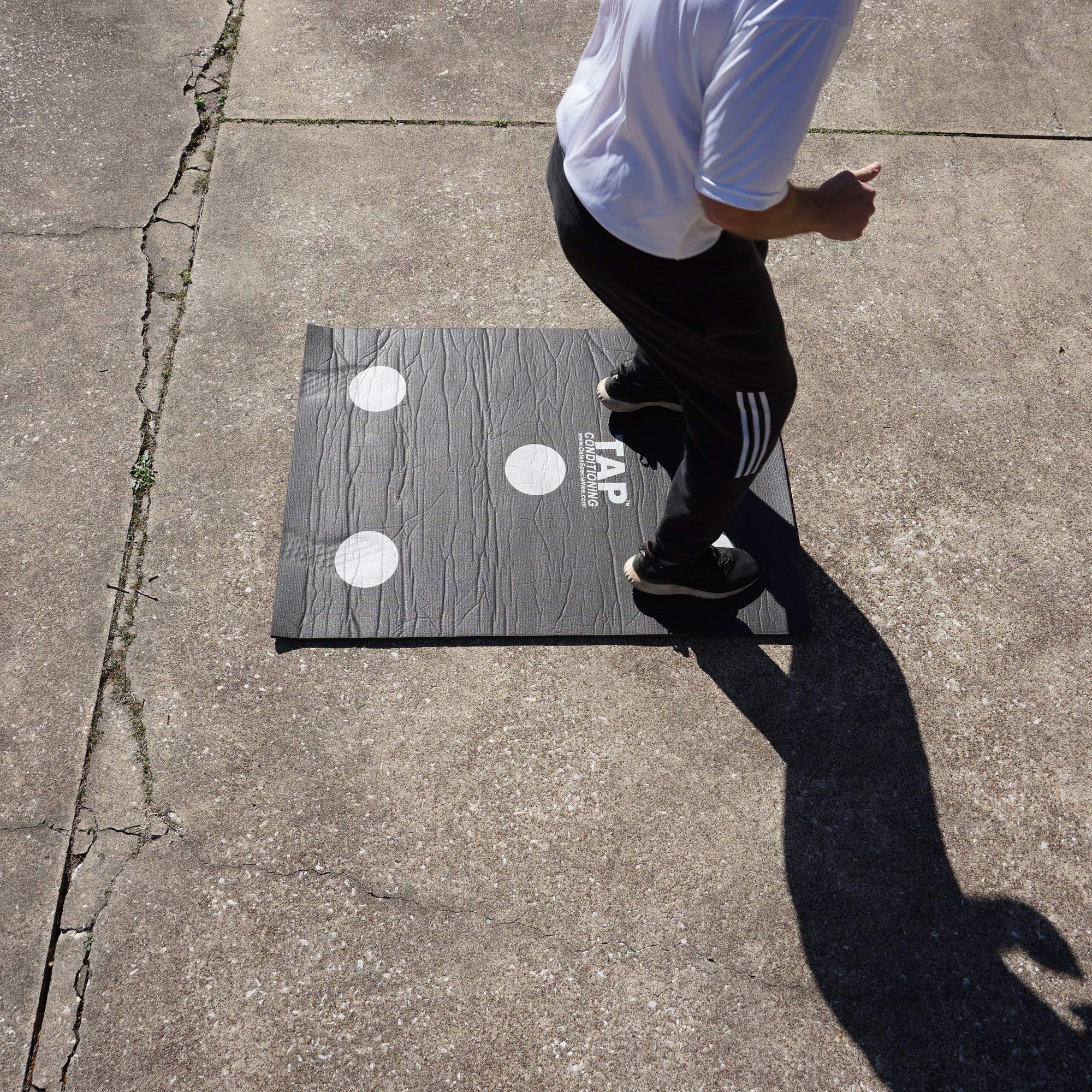 Premium TAP Dot Mat - Non-Slip Black Floor Protector for Furniture, Chairs & Tables - Ideal for Home, Office & Gym Use