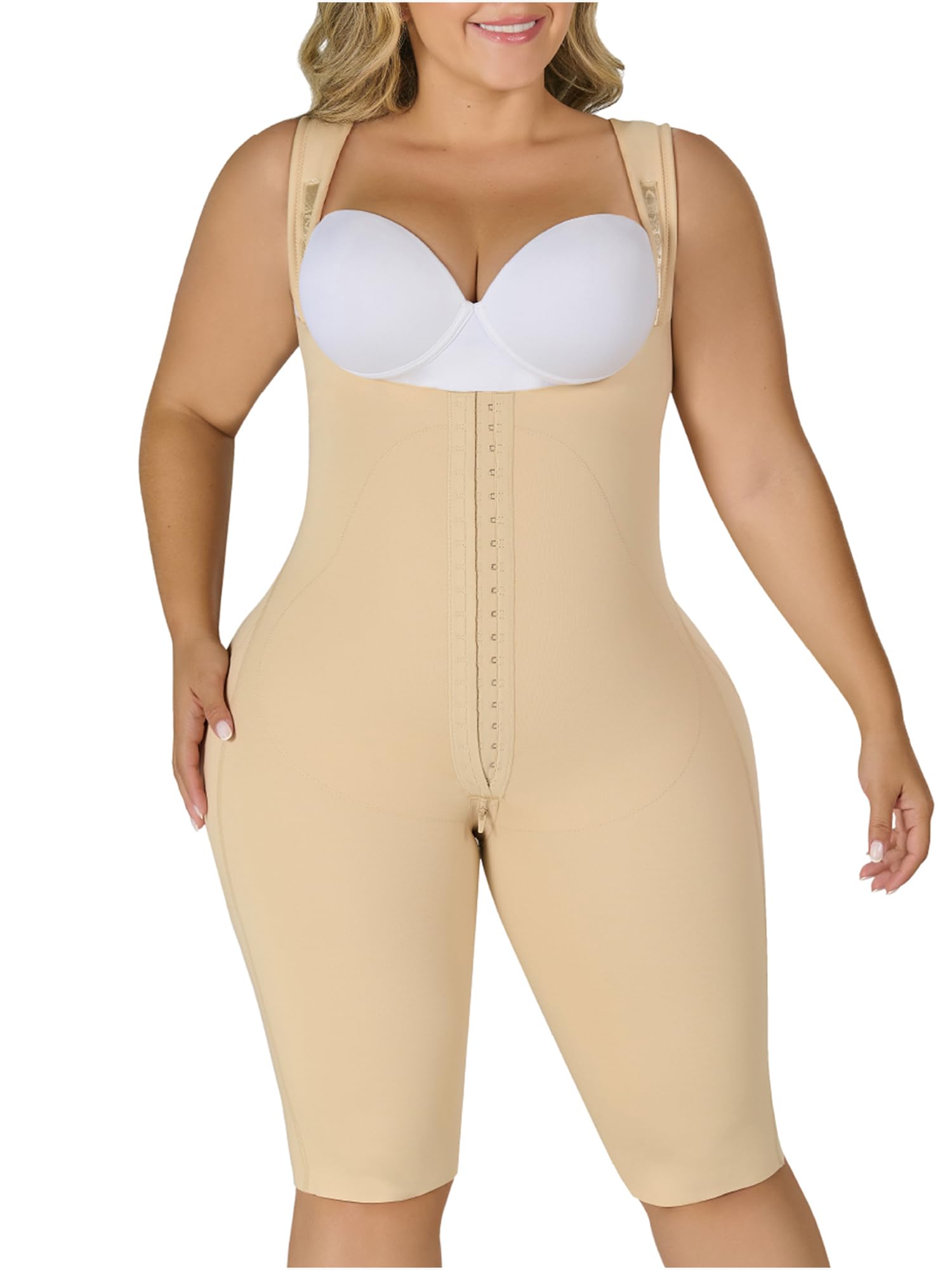 Post Surgery Stage 2 BBL Compression Garment - Colombian Fajas for Women | Post OP Shapewear for Tummy Control & Body Contouring | Perfect for Recovery After Brazilian Butt Lift Surgery