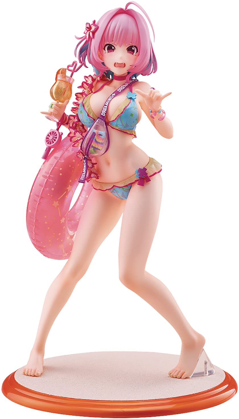 1/7 Scale Yumemi Swimsuit PVC Figure - The Idolmaster Cinderella Girls Anime Collectible for Display & Decoration - Perfect for Anime Fans, Otaku Rooms & Gift Giving