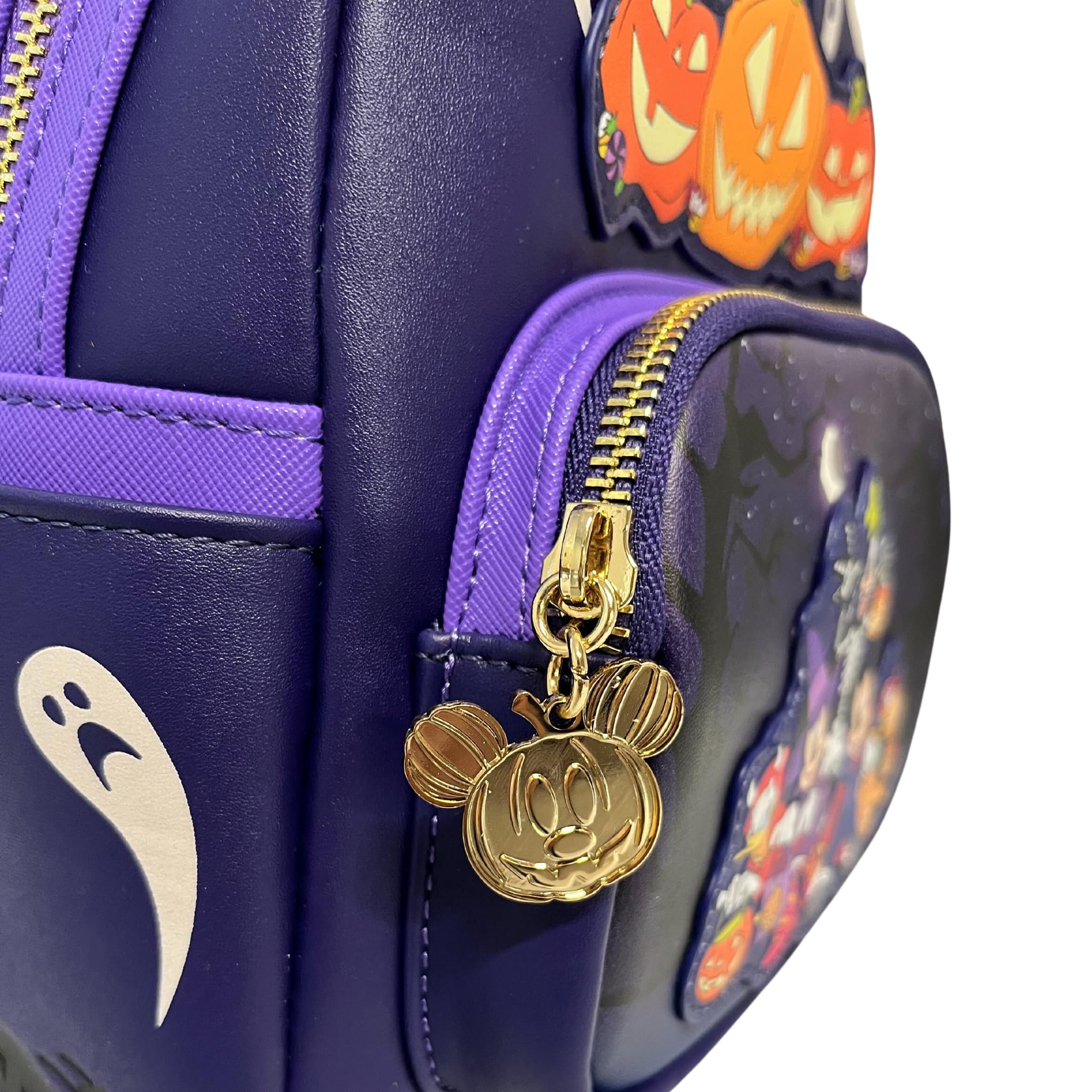 Exclusive Loungefly Disney Mickey & Friends Halloween Shoulder Bag - Double Strap Crossbody Purse for Costume Parties & Trick-or-Treating